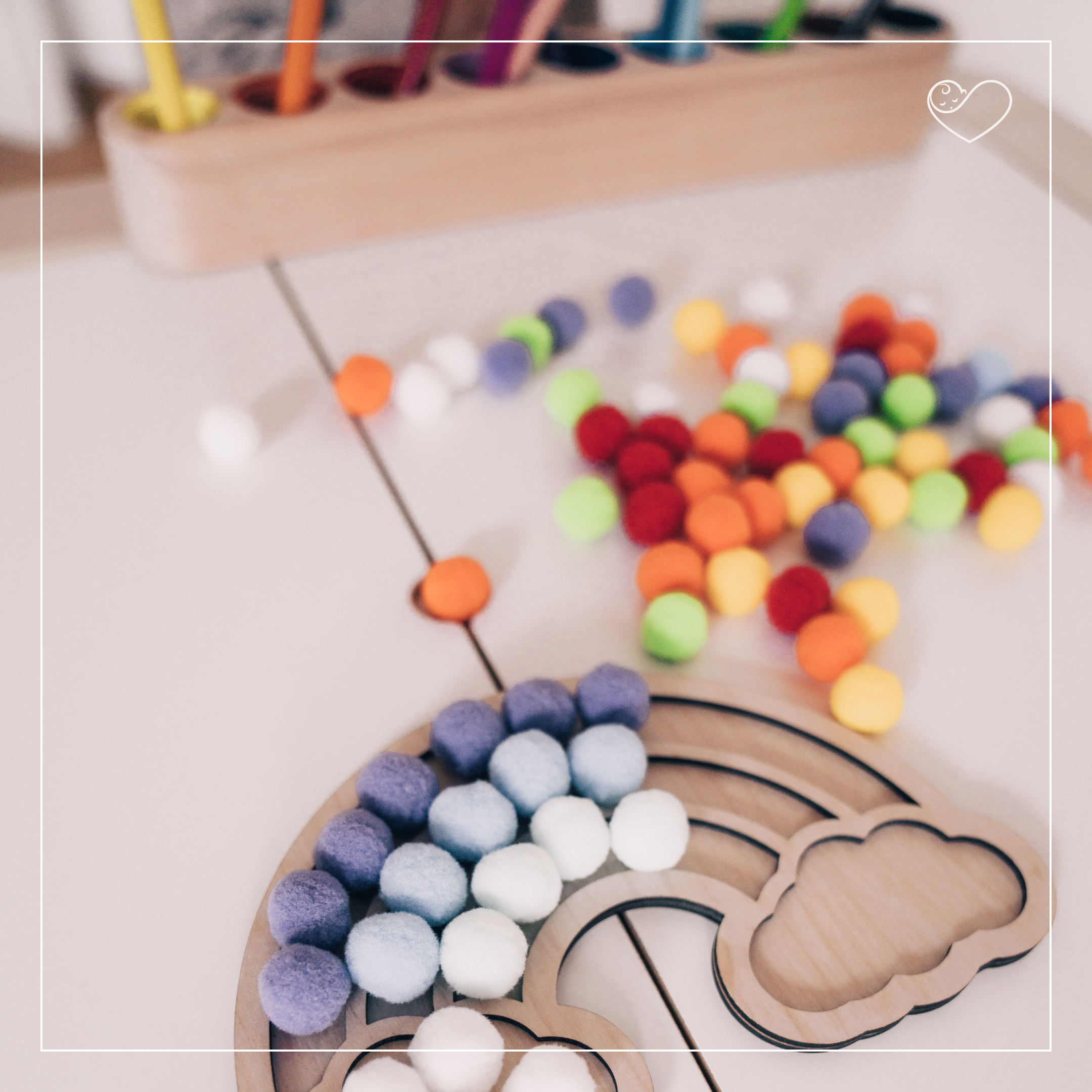 Regenbogen Sensory Tray