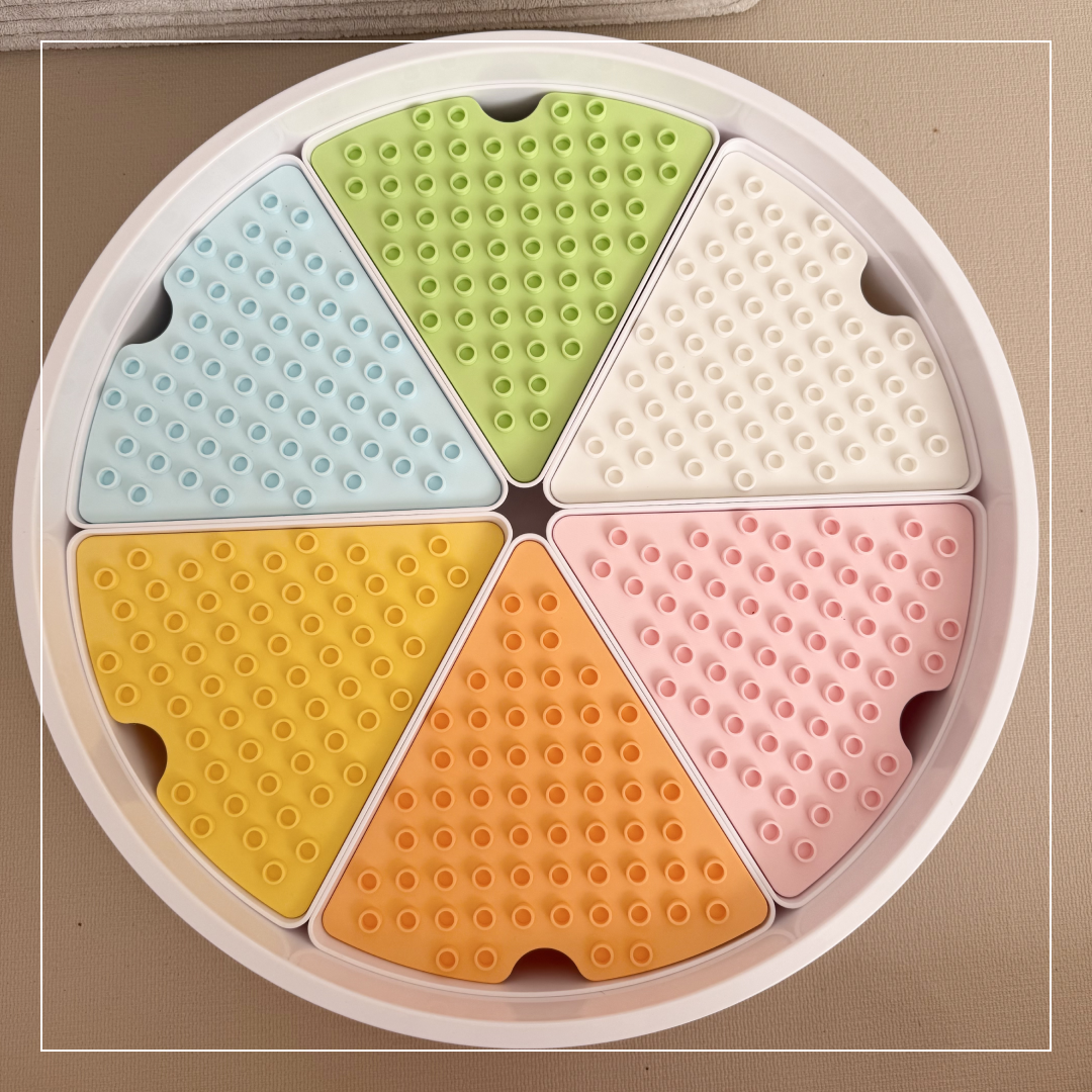 Sensory Tray Einlage "Bausteine"