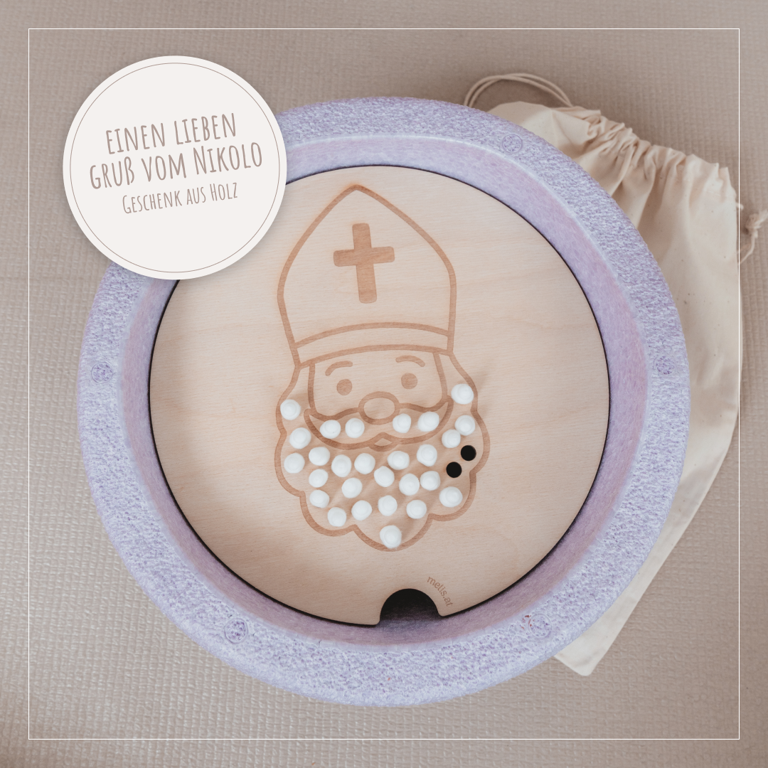 Stapelstein AktivitÀtsplatte "Nikolaus"