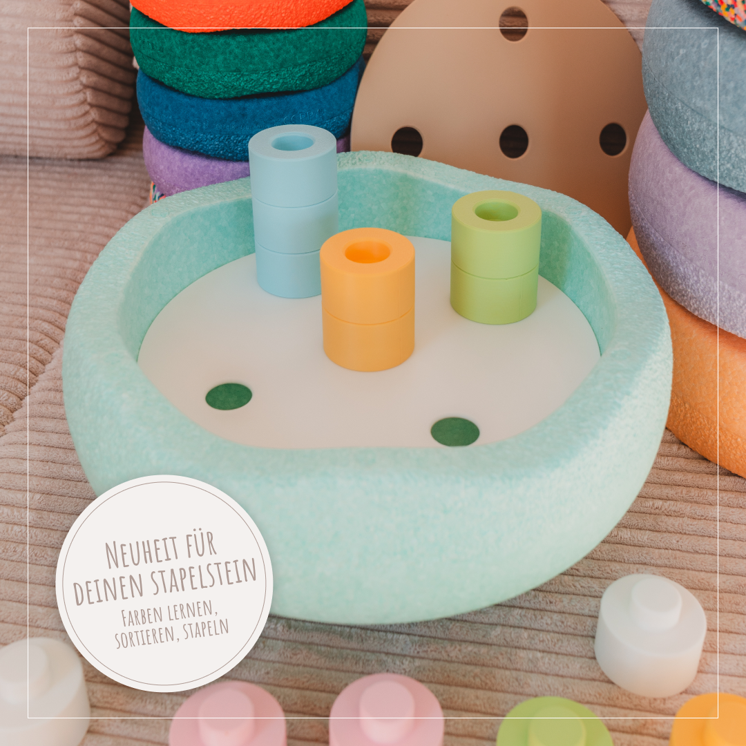 Stapelstein AktivitÀtsplatte "Farben stapeln"