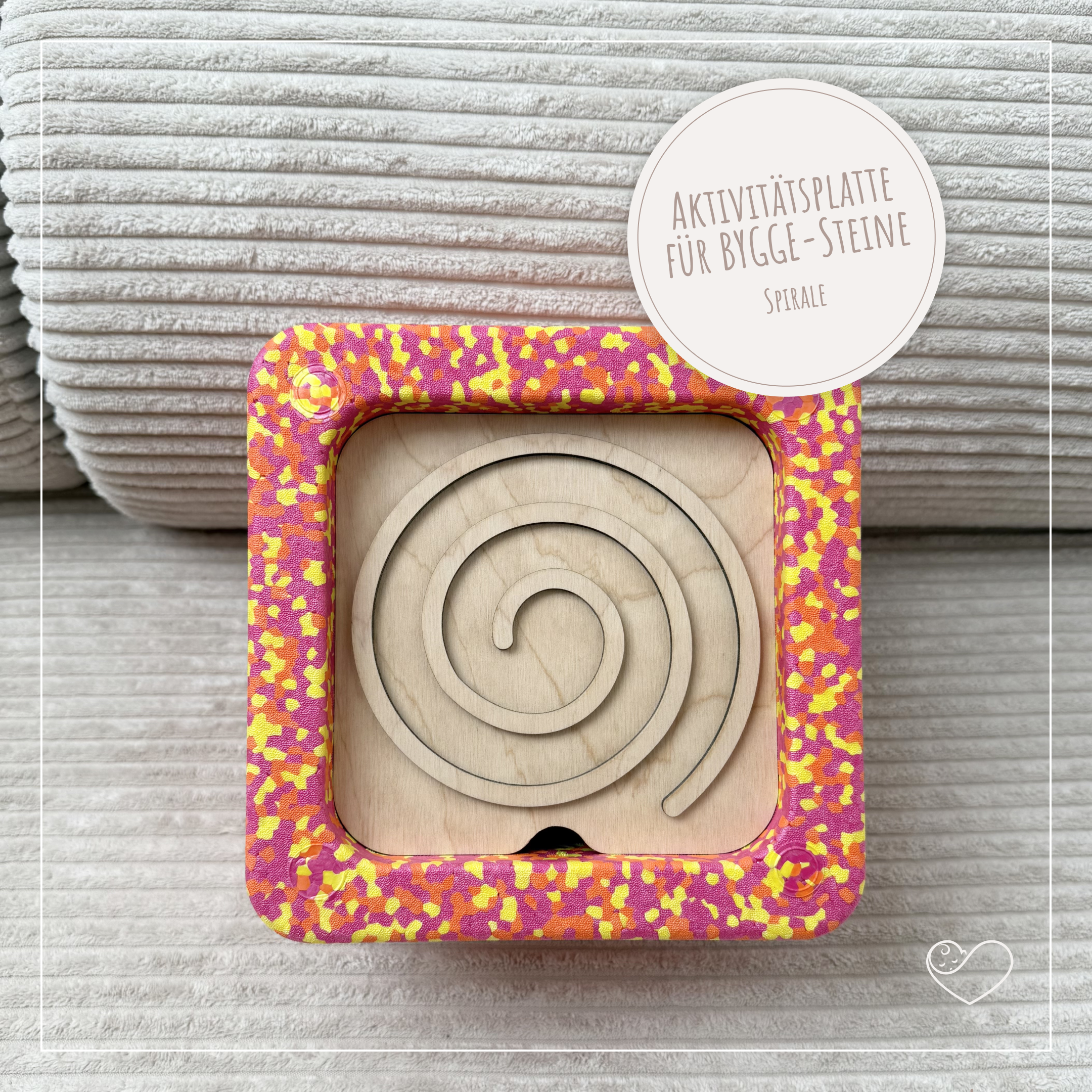 BYGGE® Aktivitätsplatte "Spirale"