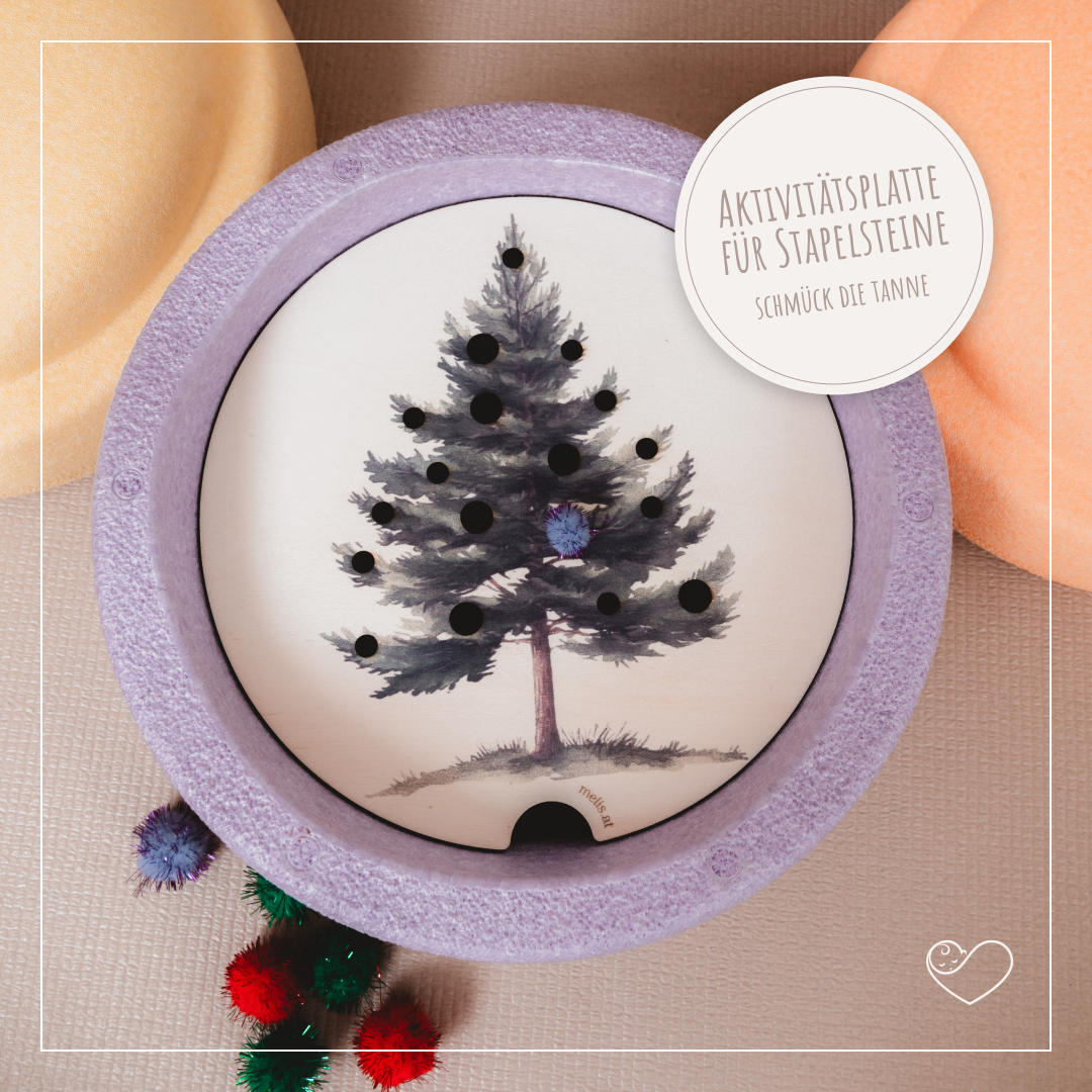 Stapelstein Aktivitätsplatte "Tannenbaum"
