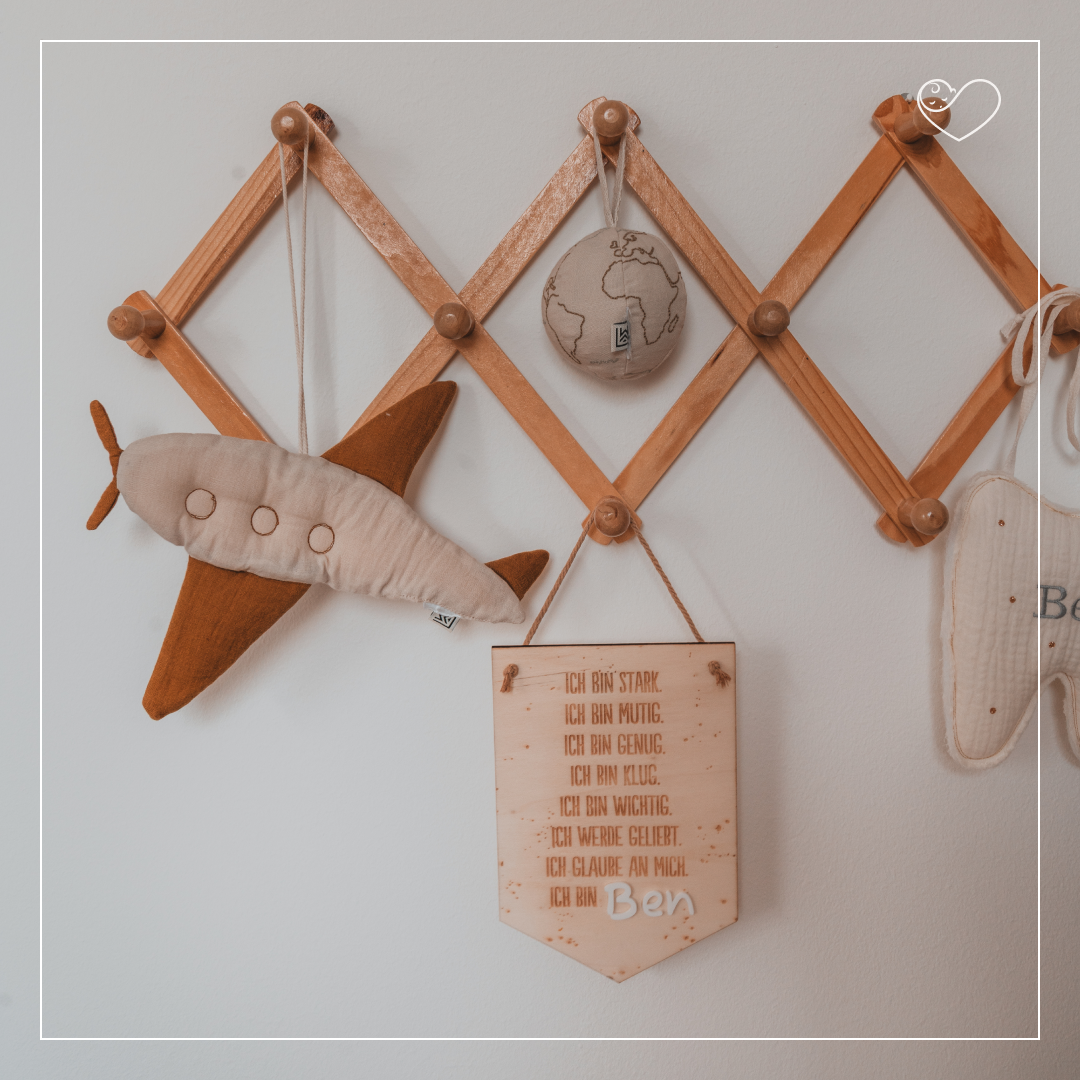 Wandschild "Affirmationen" Personalisiert