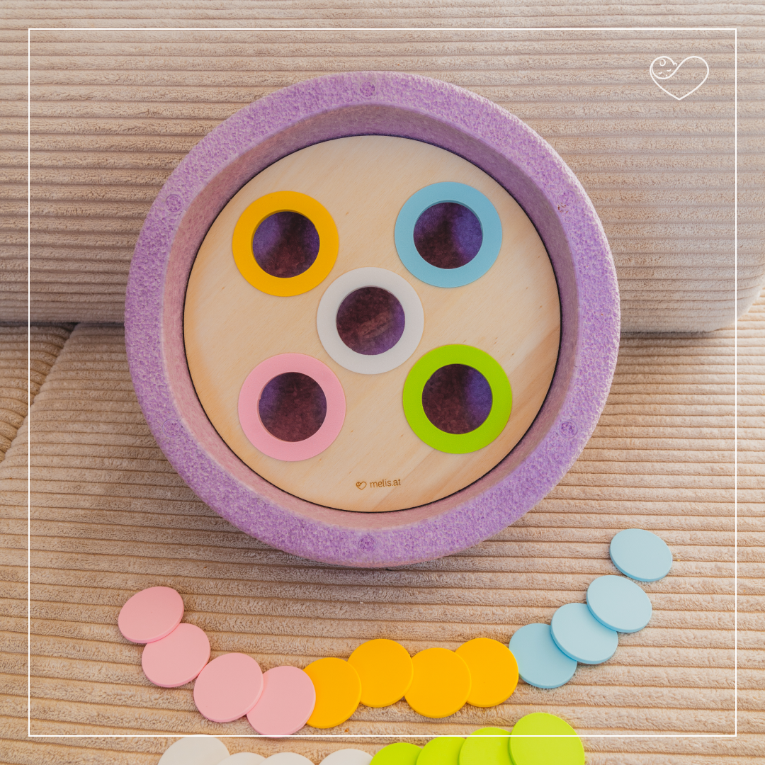 Stapelstein AktivitÀtsplatte "Farben sortieren"