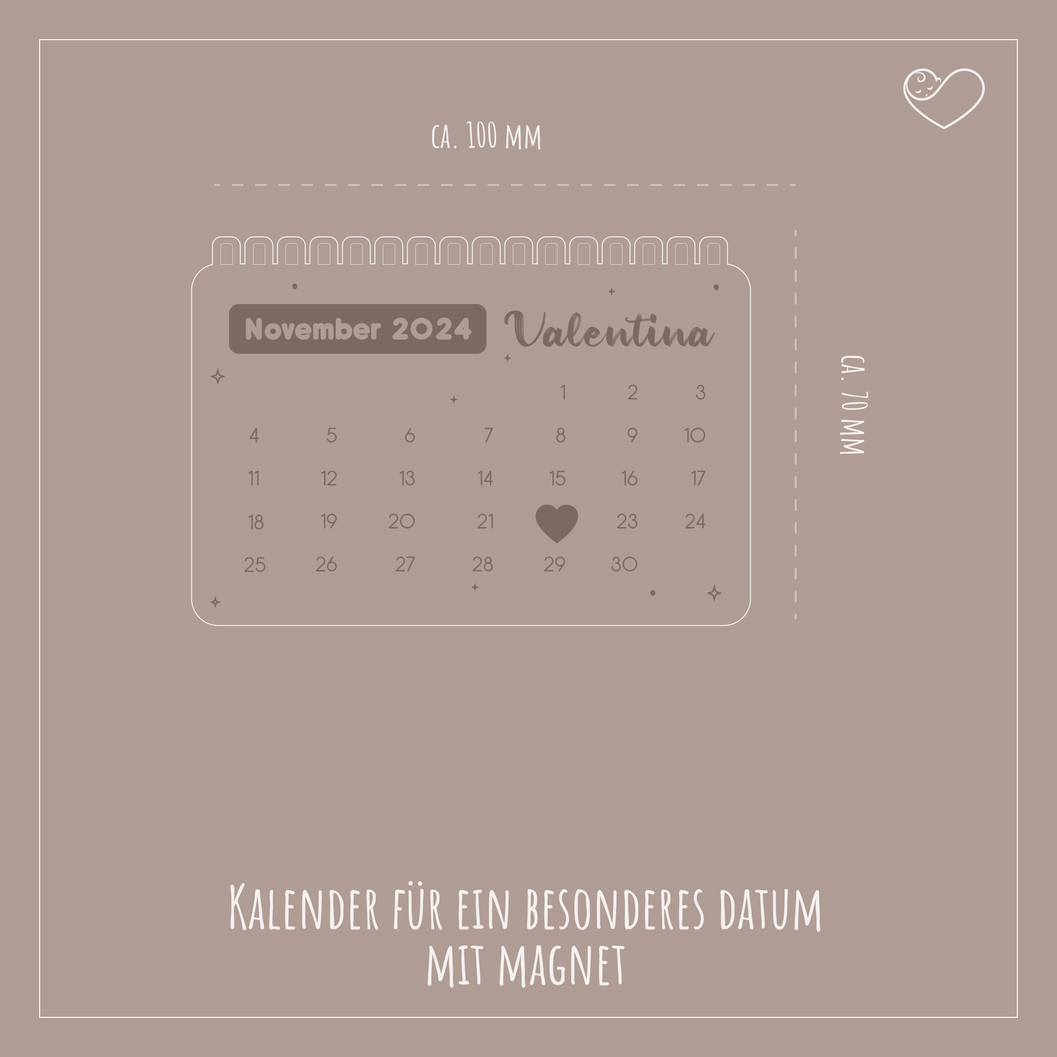Magnetischer Kalender
