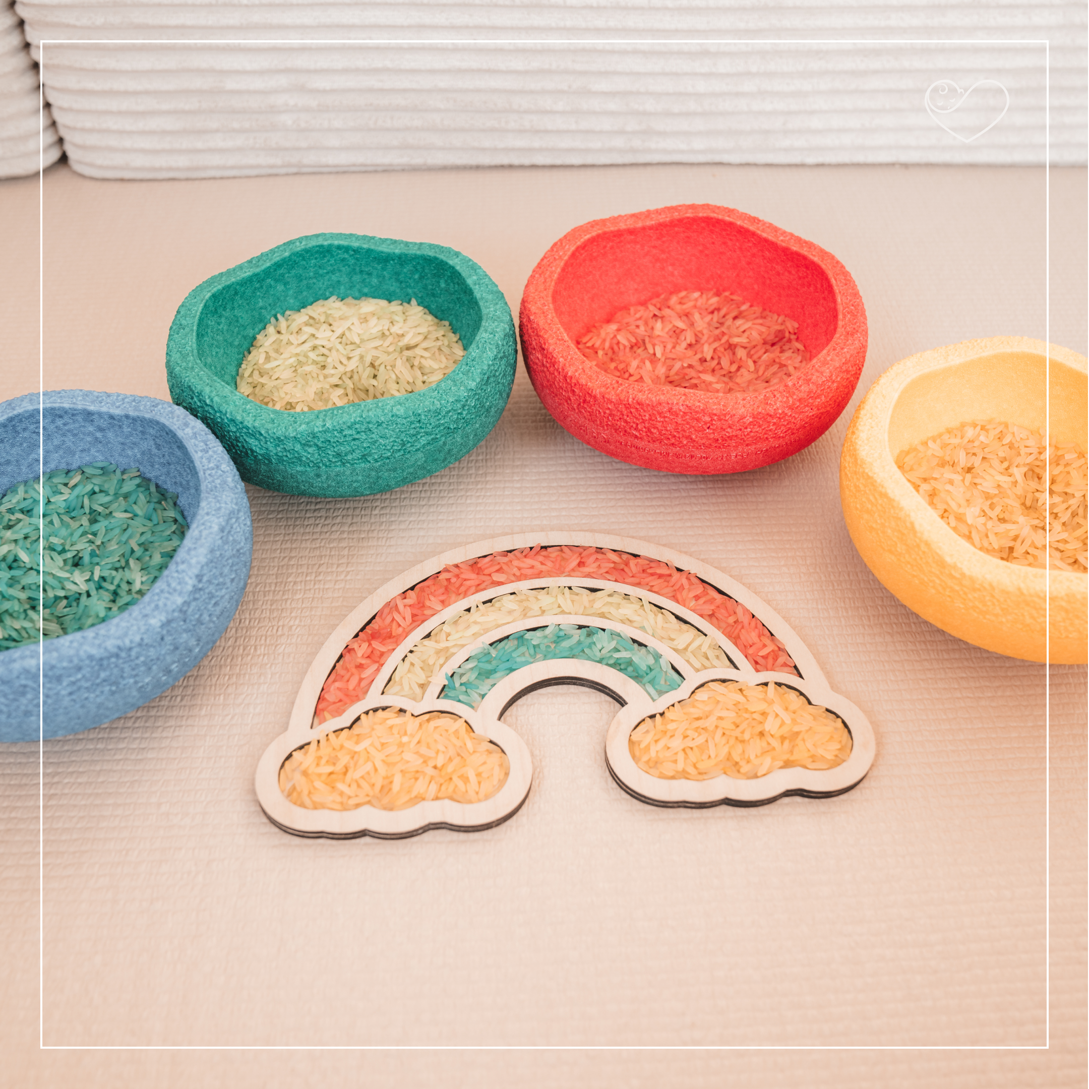 Regenbogen Sensory Tray