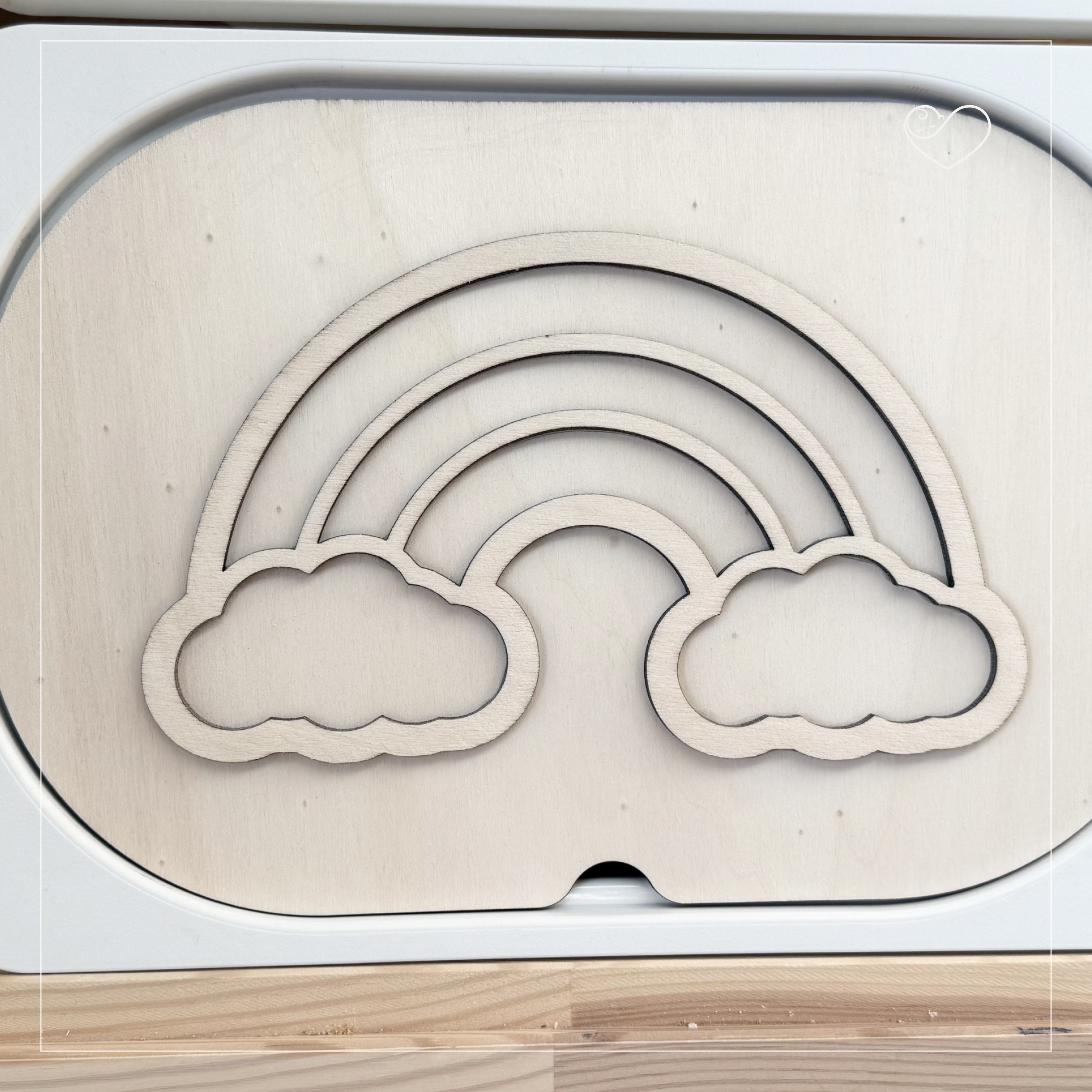 Trofast Einlage "Regenbogen"
