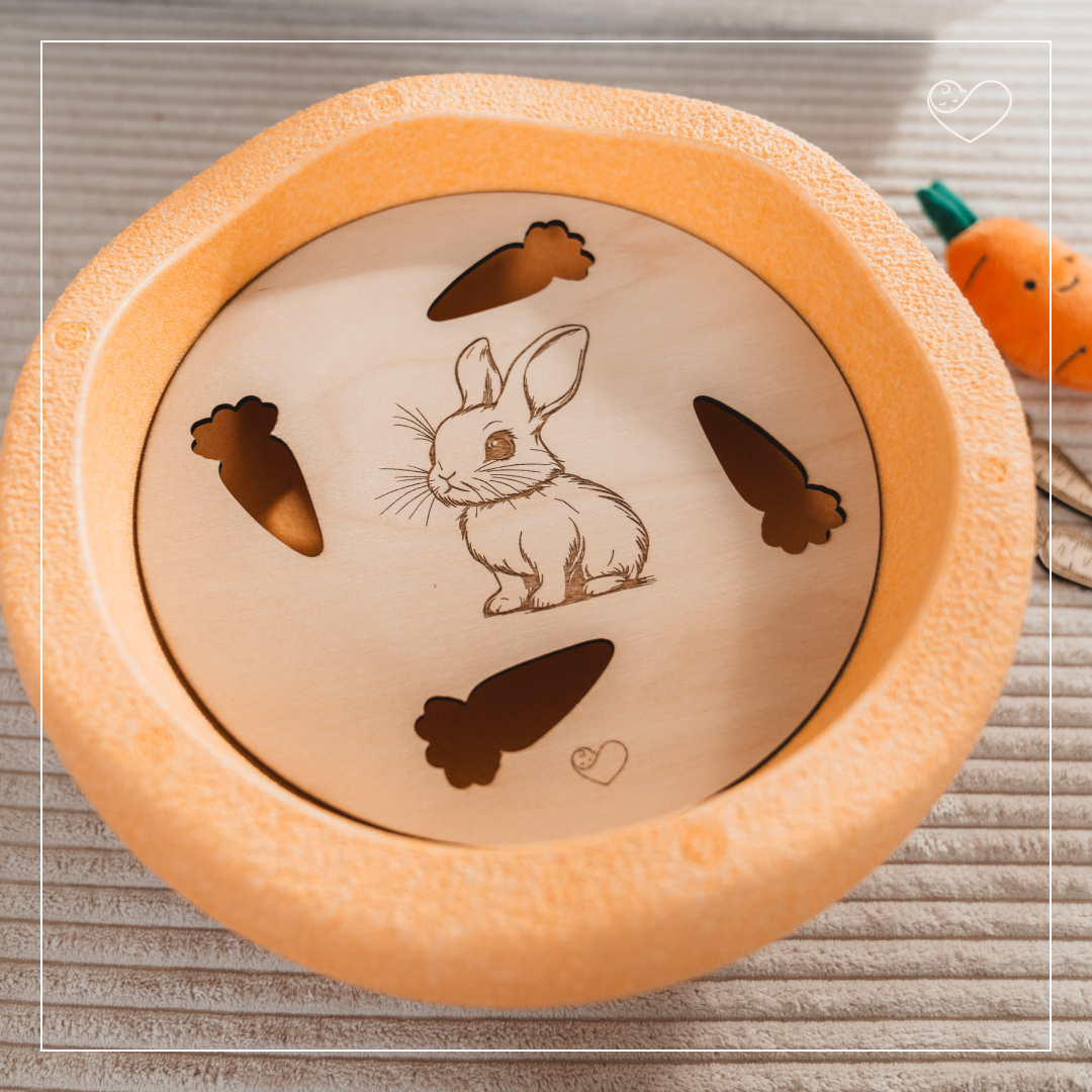 Stapelstein Aktivitätsplatte "Hase"