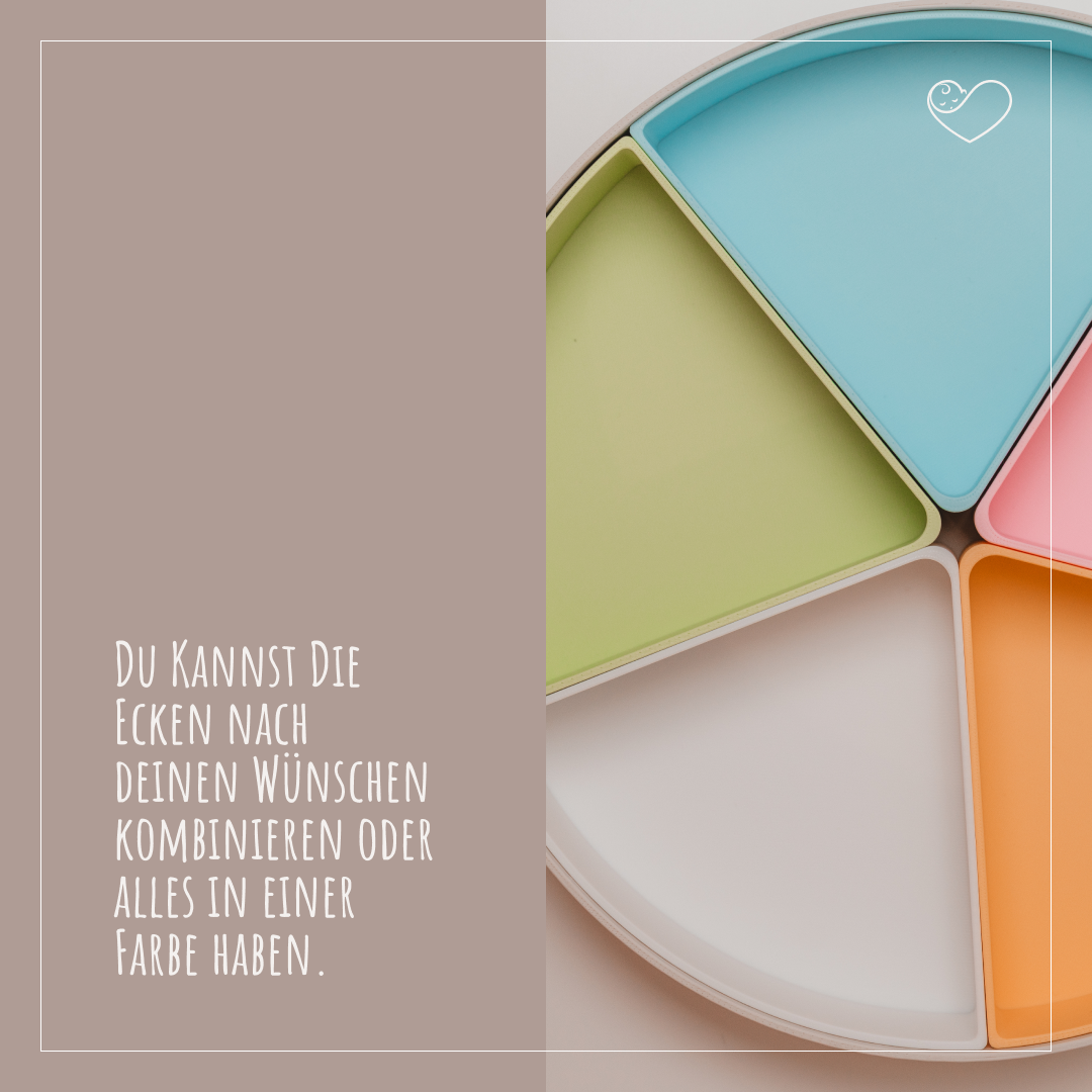 Sensory Play Tray - Farben sortieren (Pastell)