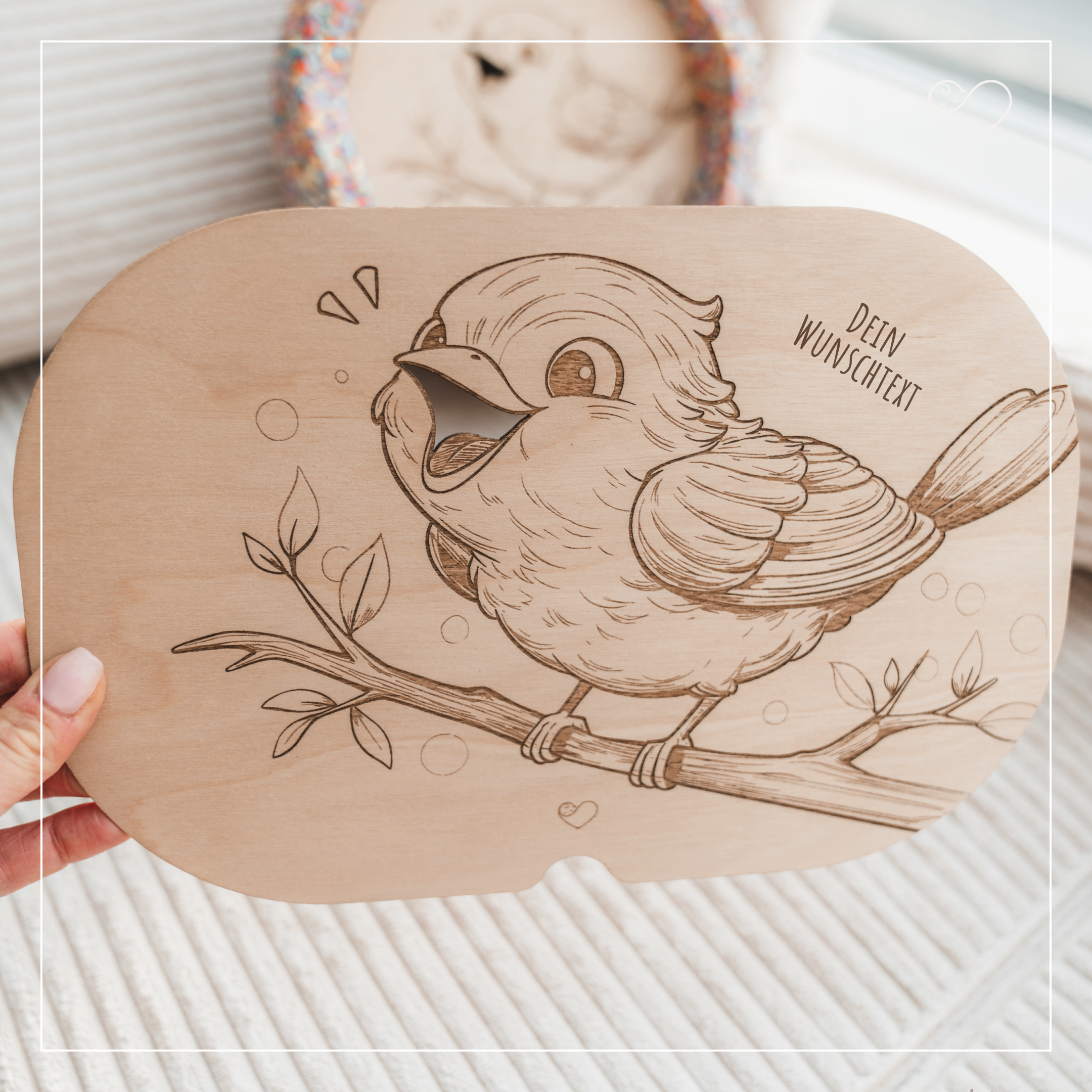 Aktivitätsplatte Trofast "Vogelfütterung"