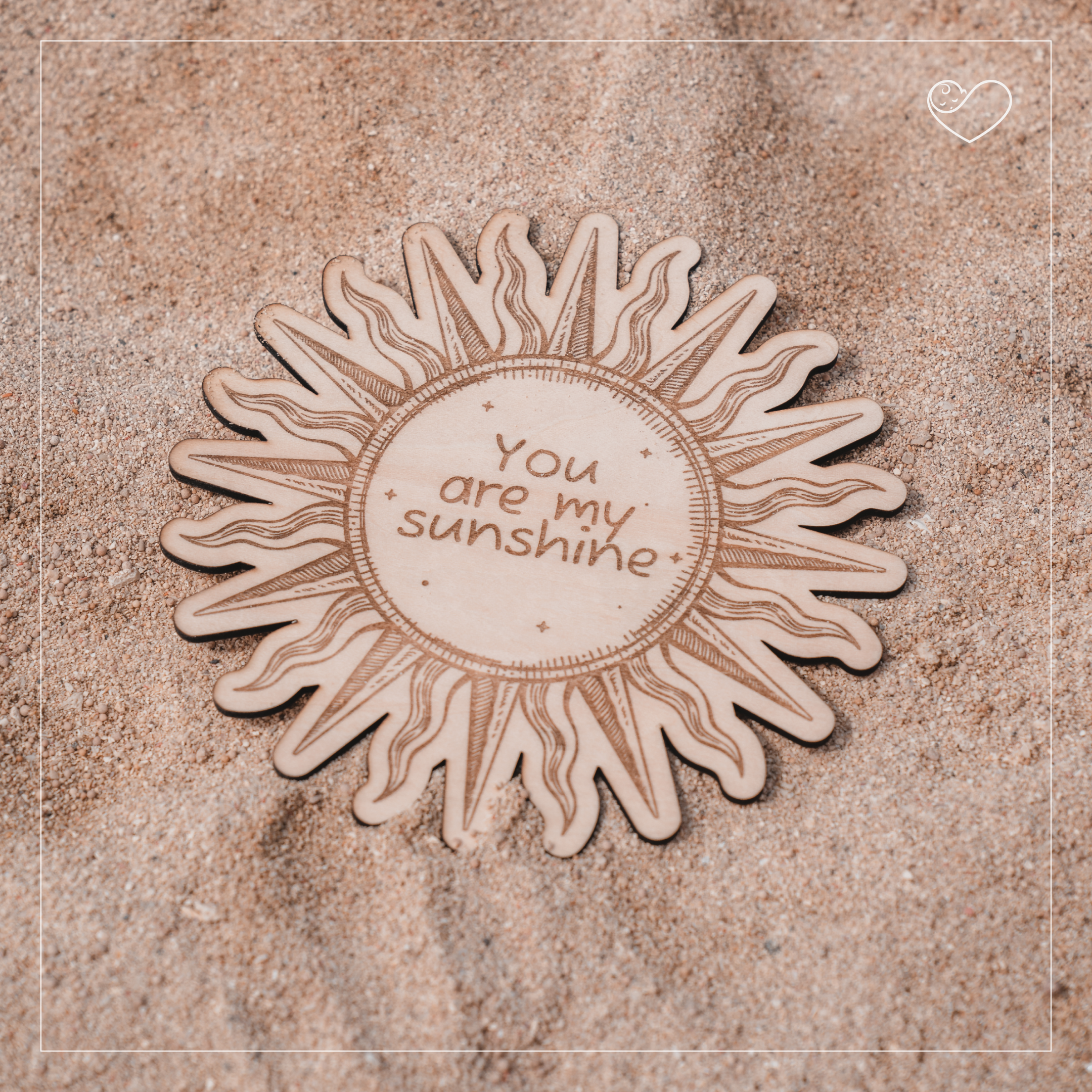 Wilkommensschild zur Geburt Sonne "You&