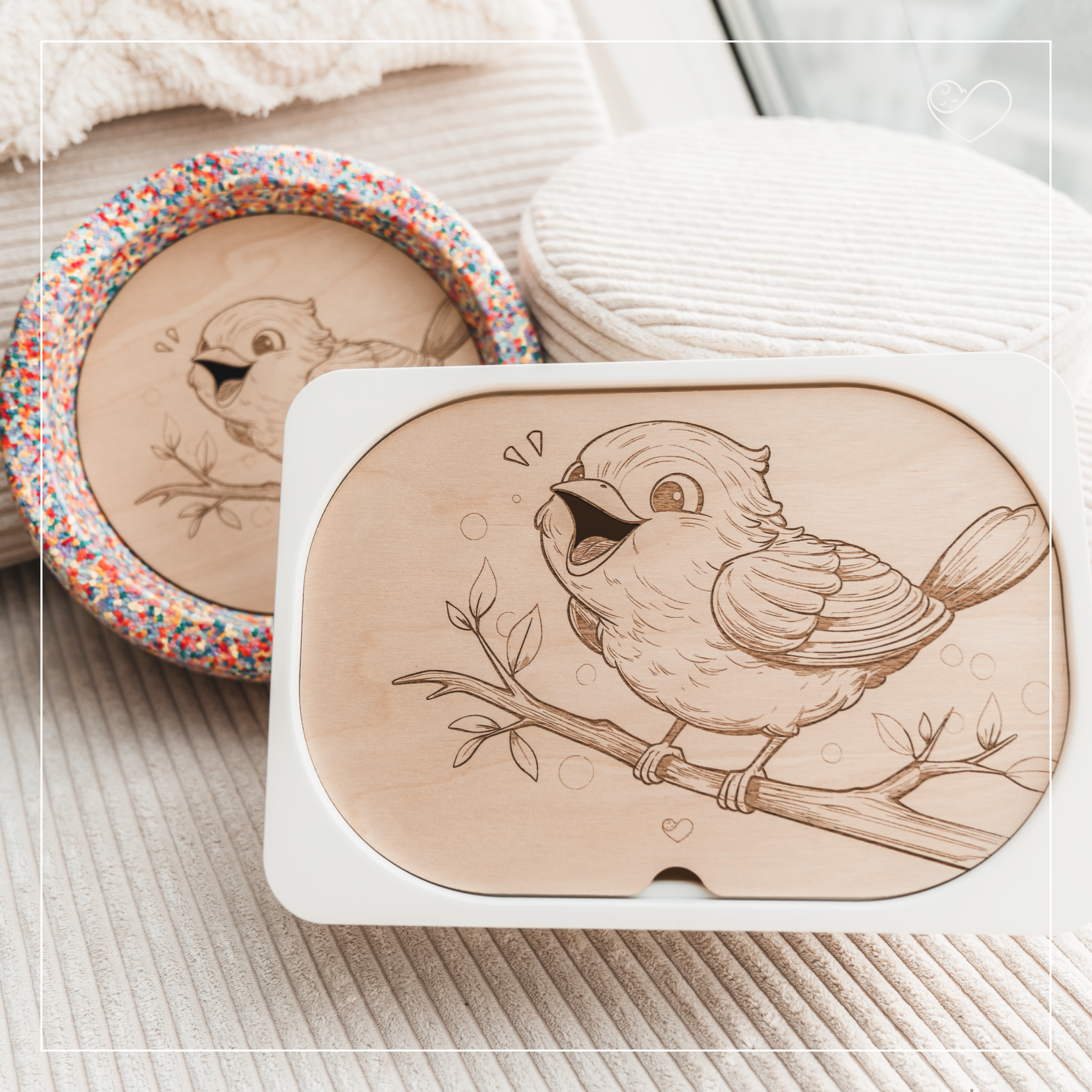 Aktivitätsplatte Trofast "Vogelfütterung"