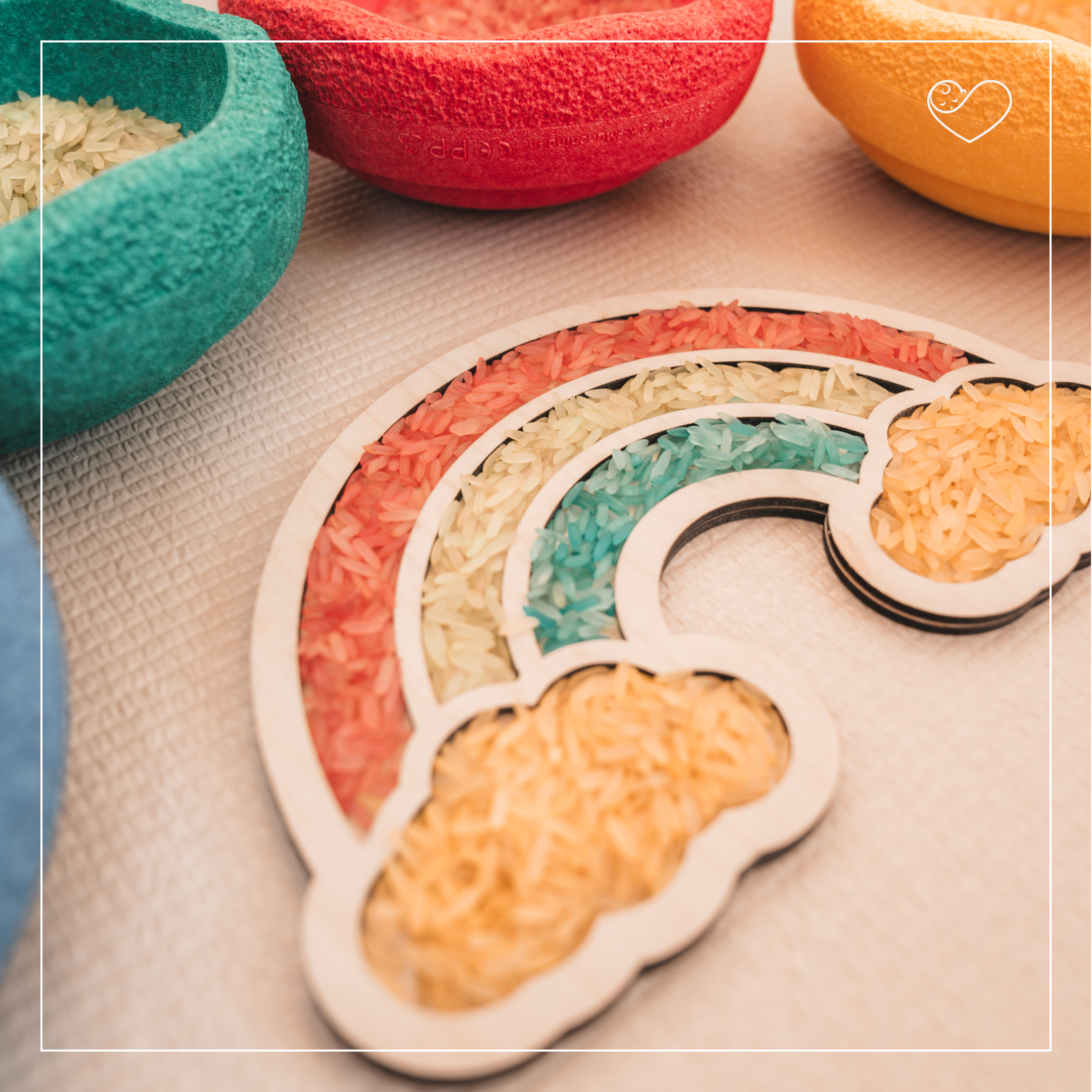 Regenbogen Sensory Tray