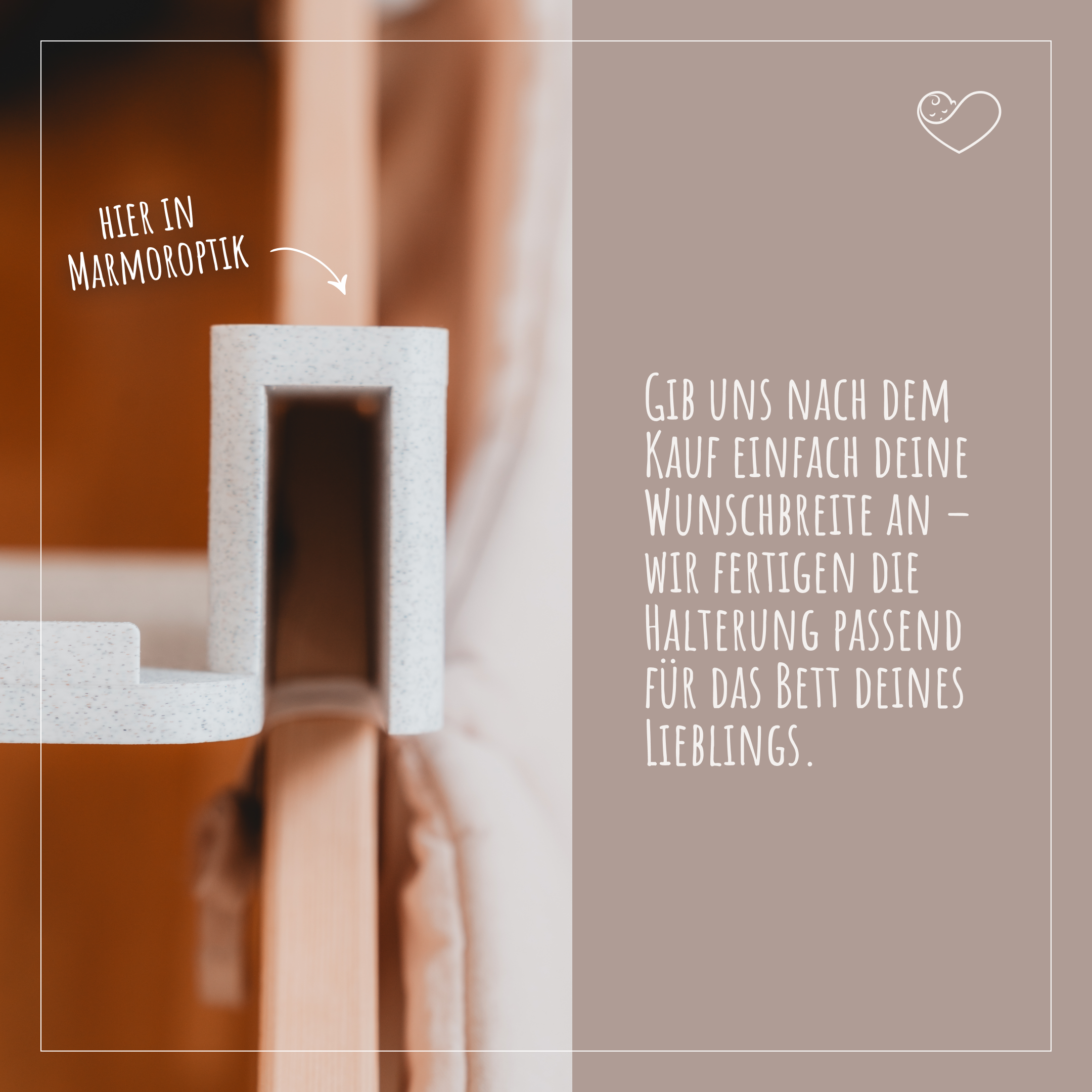 Halterung für die Toniebox 2 - Betthalterung