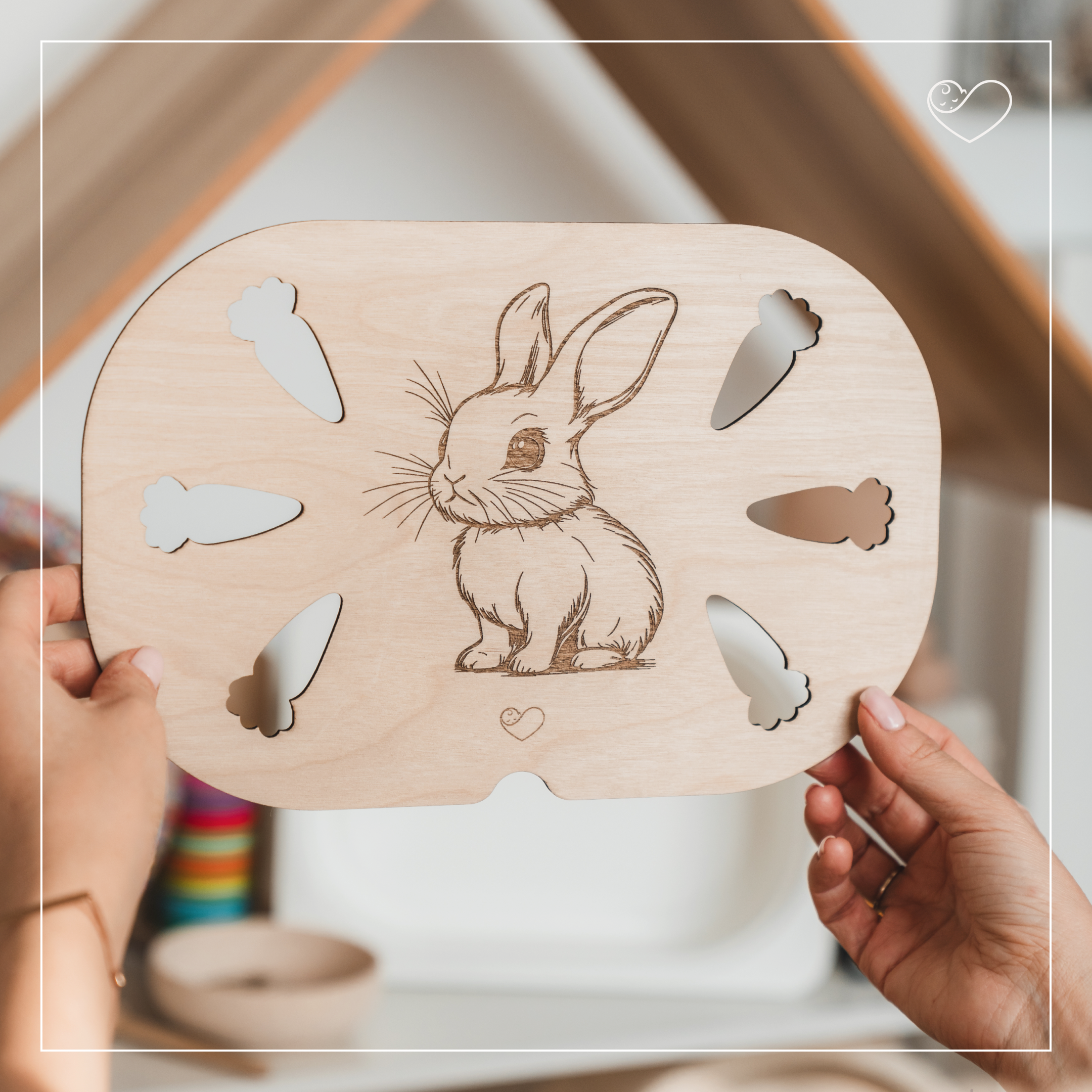Aktivitätsplatte Trofast "Hase"