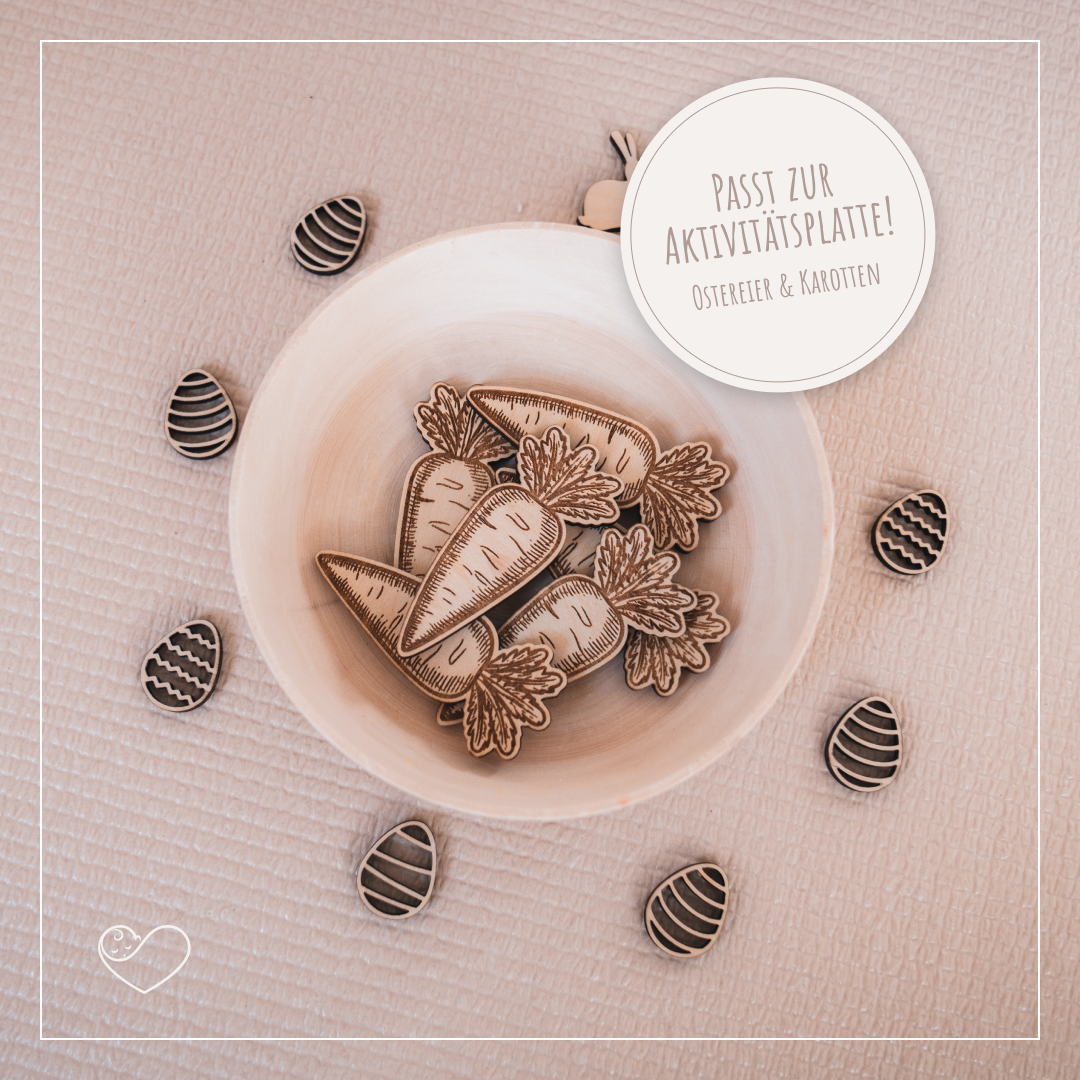 Stapelstein Aktivitätsplatte "Osterhase"