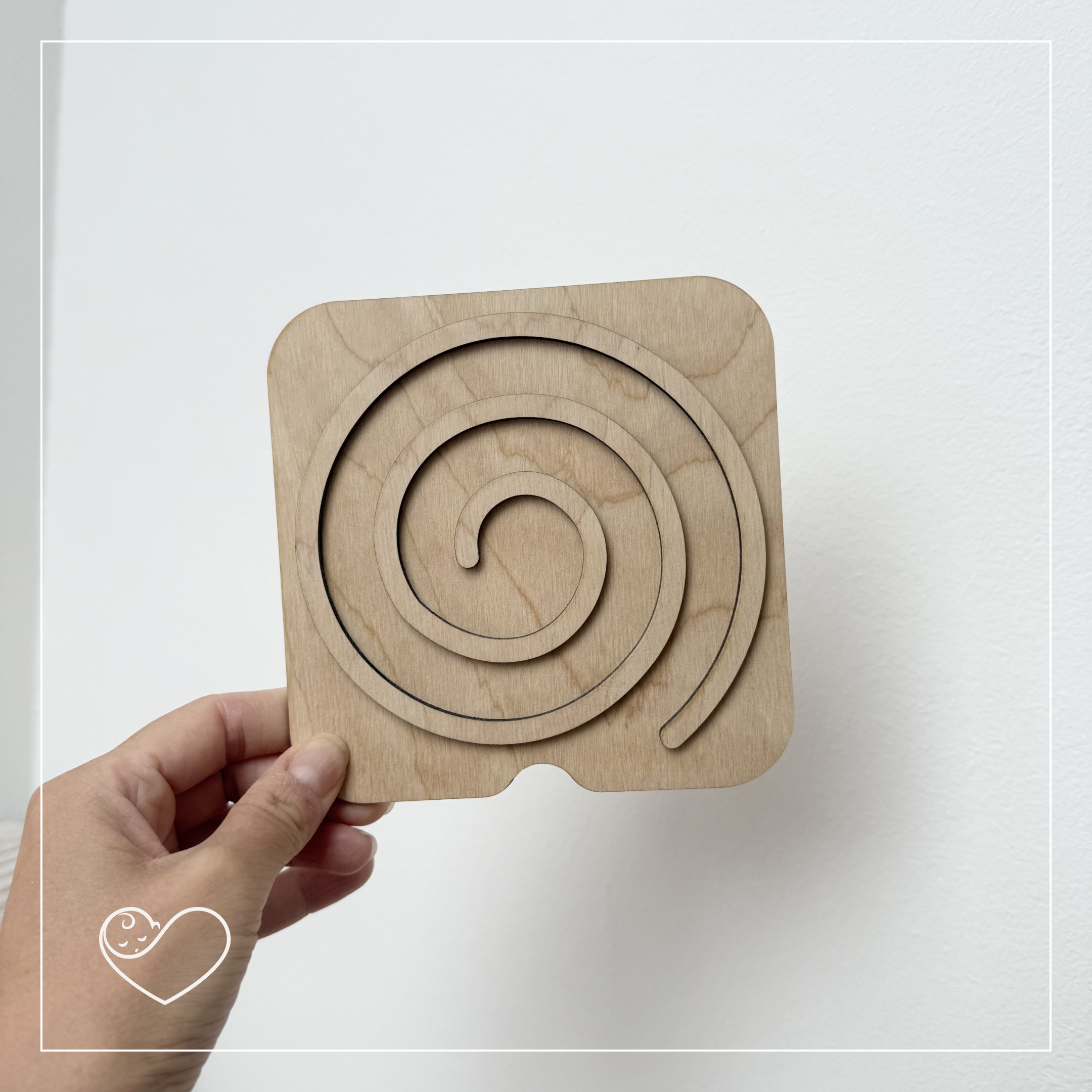 BYGGE® Aktivitätsplatte "Spirale"