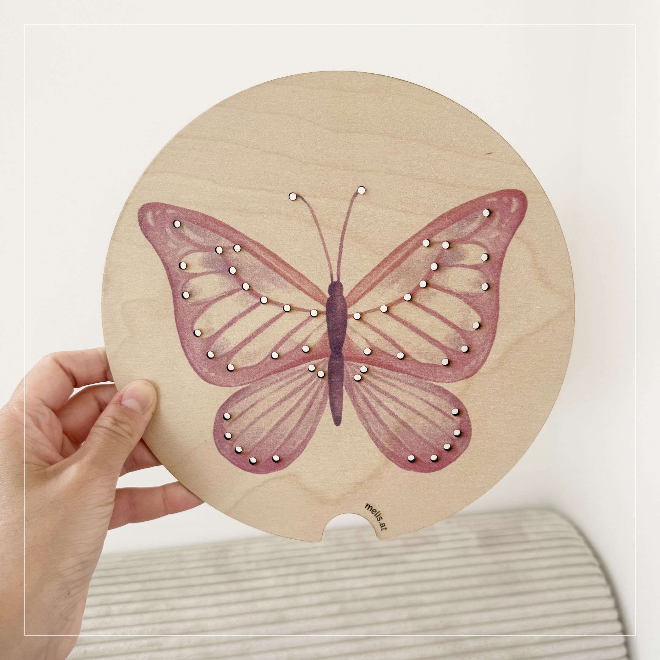 Stapelstein Aktivitätsplatte "Schmetterling"