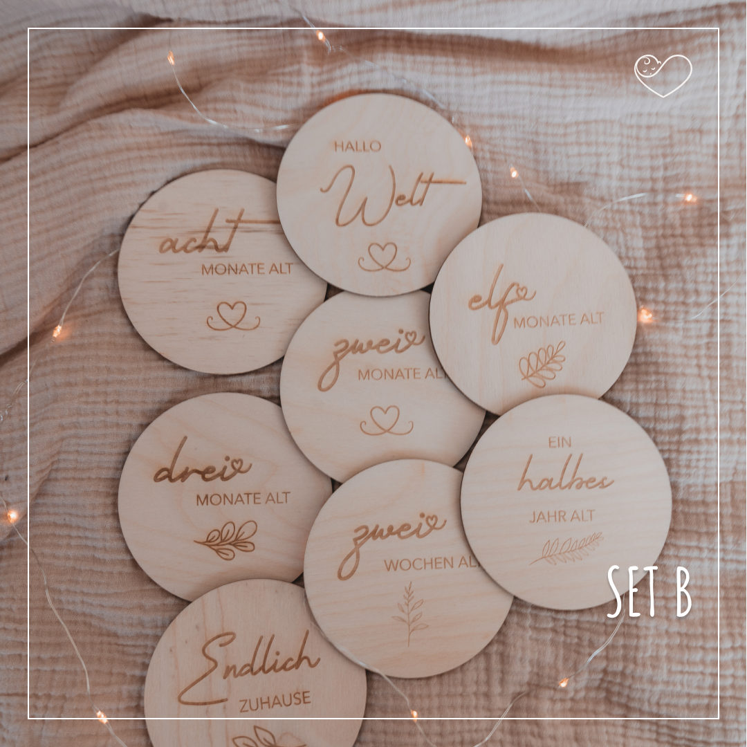 Meilensteinkarten Set "Baby&