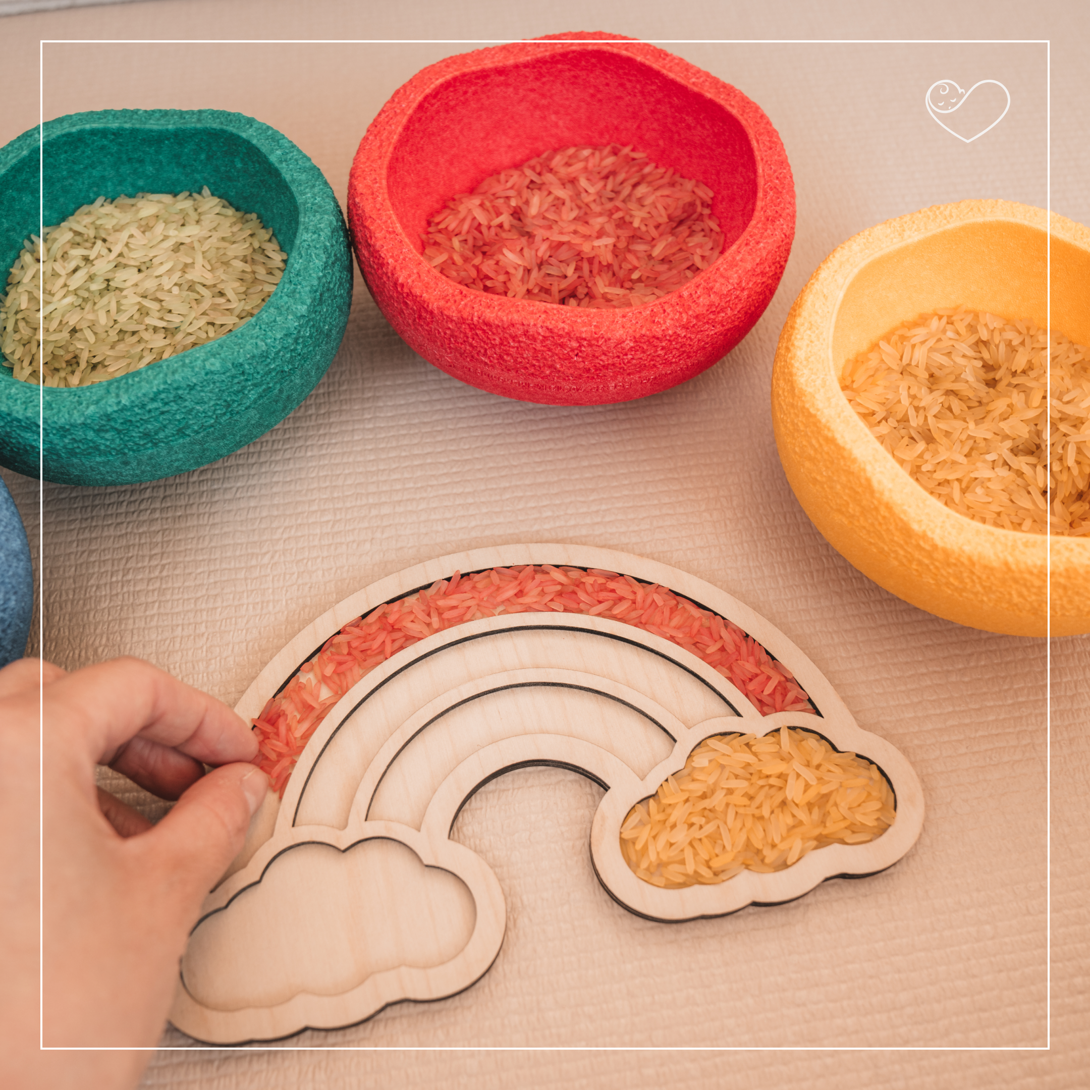 Regenbogen Sensory Tray