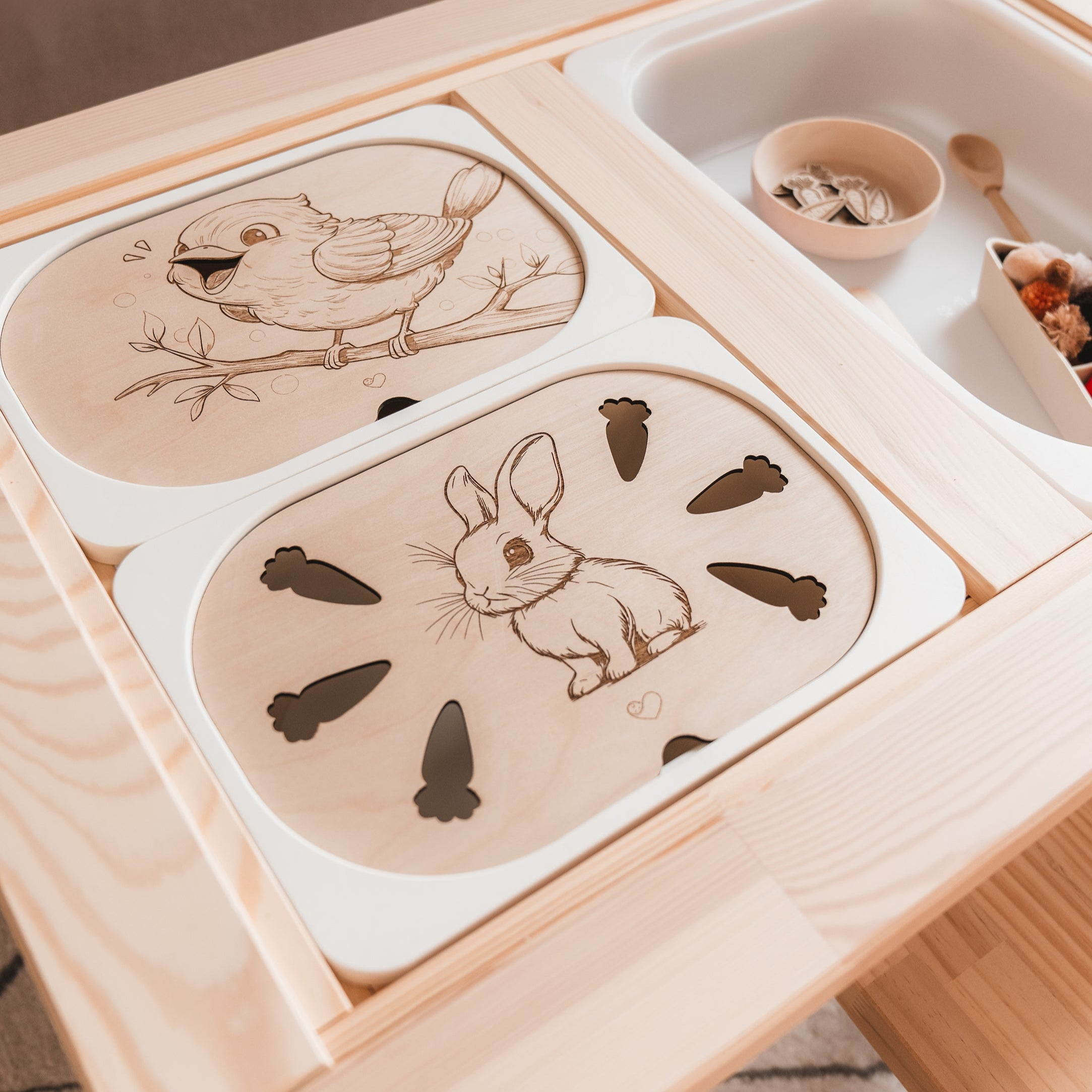 Aktivitätsplatten für Trofast Boxen