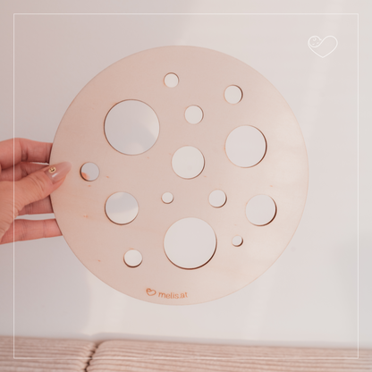 Stapelstein Aktivitätsplatte "Lochplatte (groß und klein)"