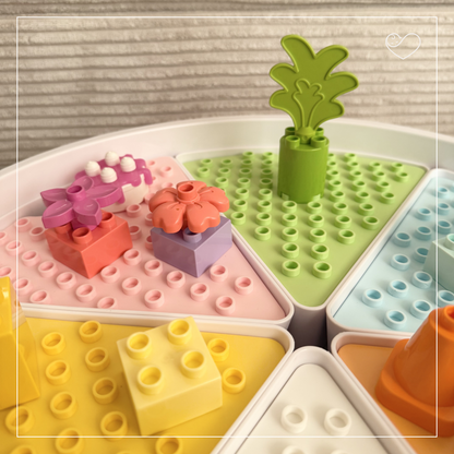 Sensory Tray Einlage "Bausteine"