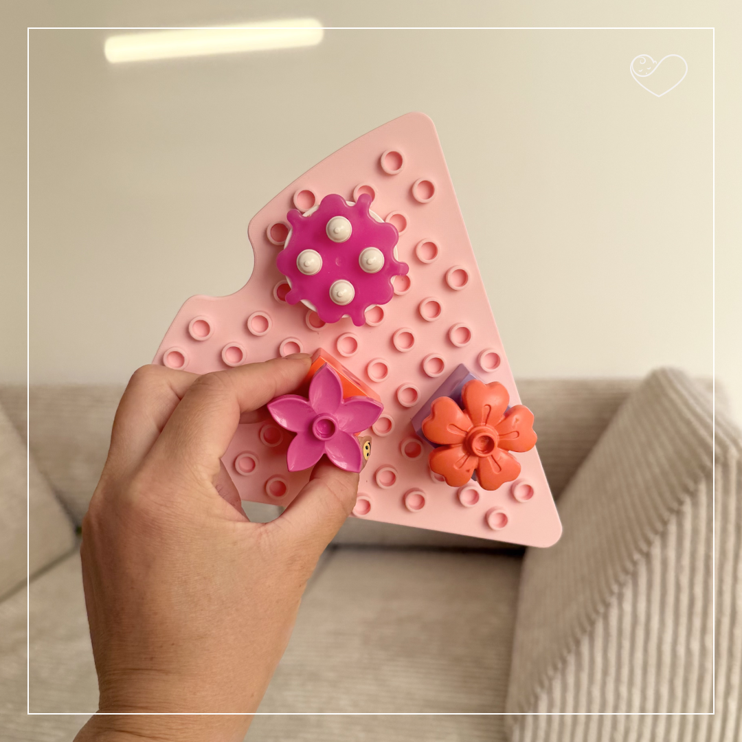 Sensory Tray Einlage "Bausteine"