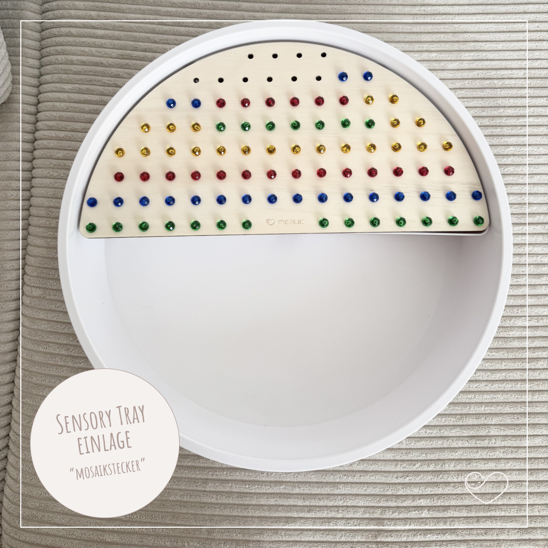 Sensory Tray Einlage "Mosaikplatte"