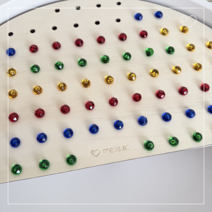 Sensory Tray Einlage "Mosaikplatte"