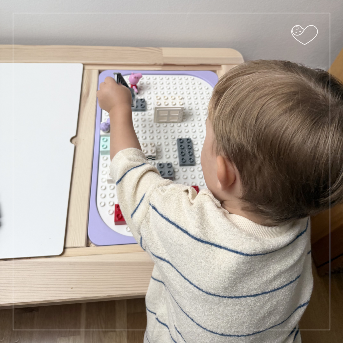 Aktivitätsplatte IKEA Trofast "Baustein groß"