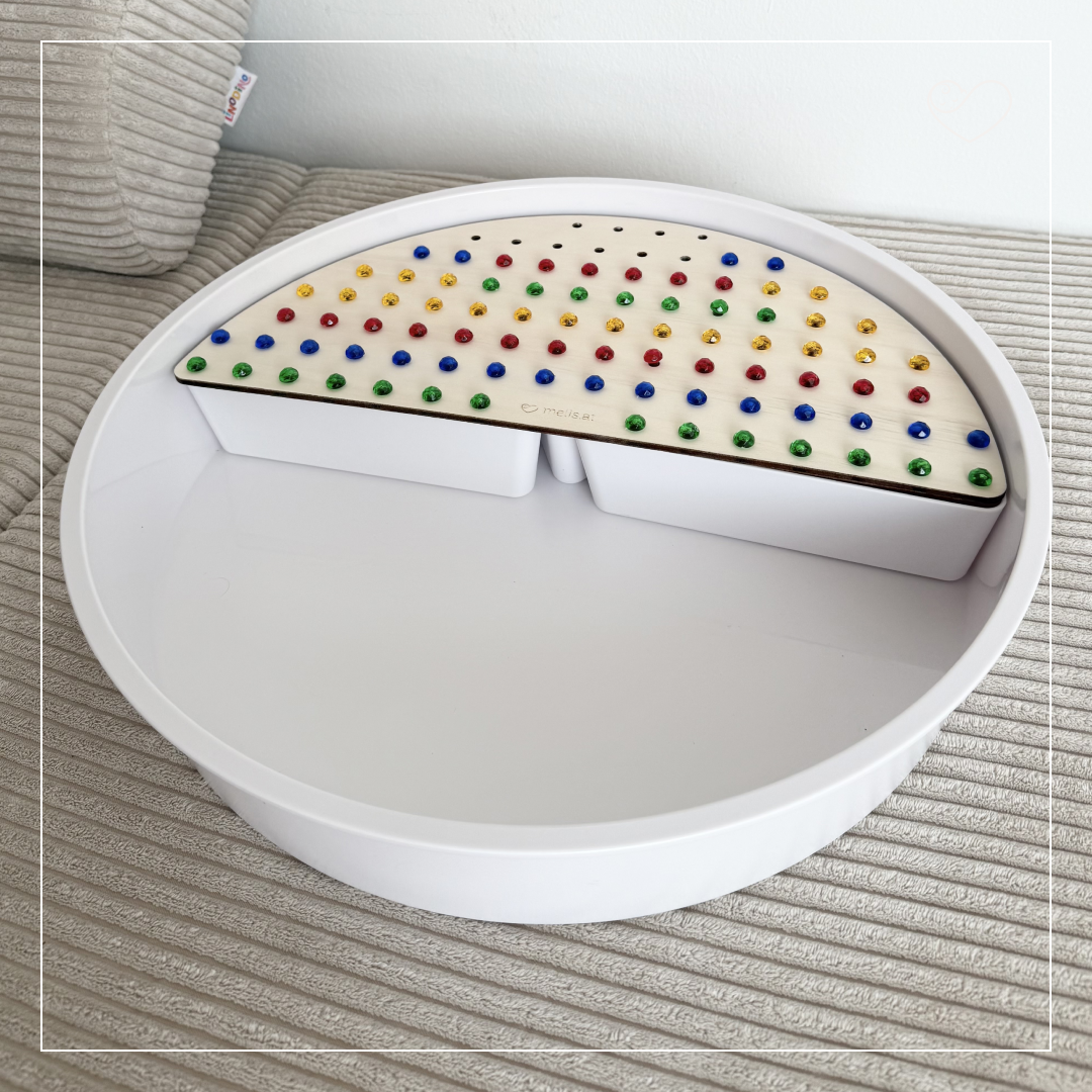 Sensory Tray Einlage "Mosaikplatte"
