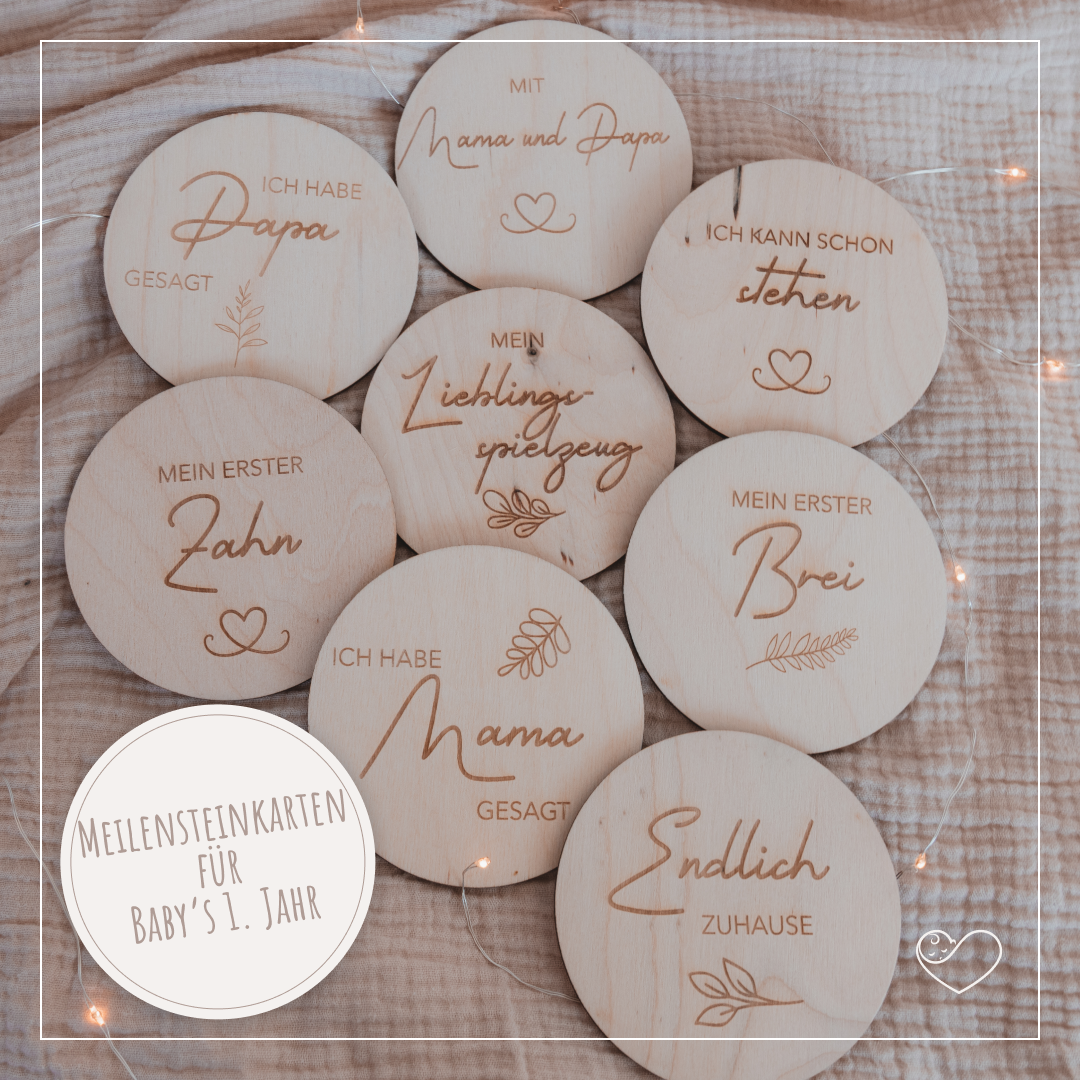 Meilensteinkarten Set "Baby&