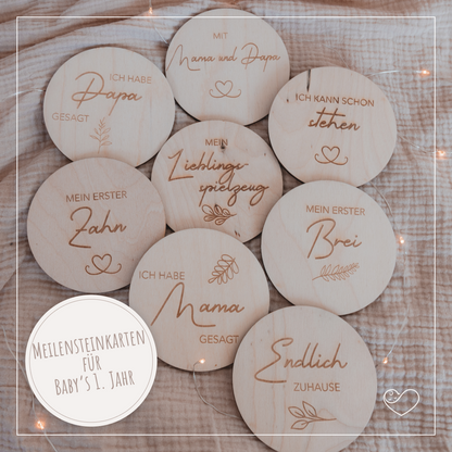 Meilensteinkarten Set "Baby&