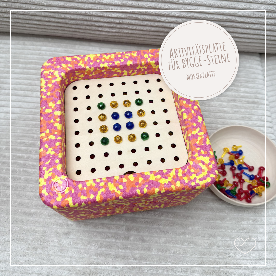 BYGGE® Aktivitätsplatte &quot;Mosaikplatte&quot;