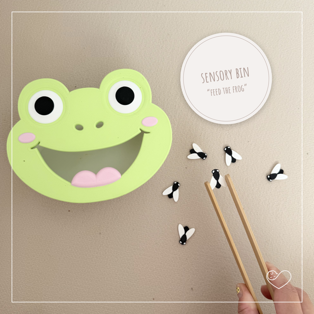 Sensory Bin "Feed the Frog"