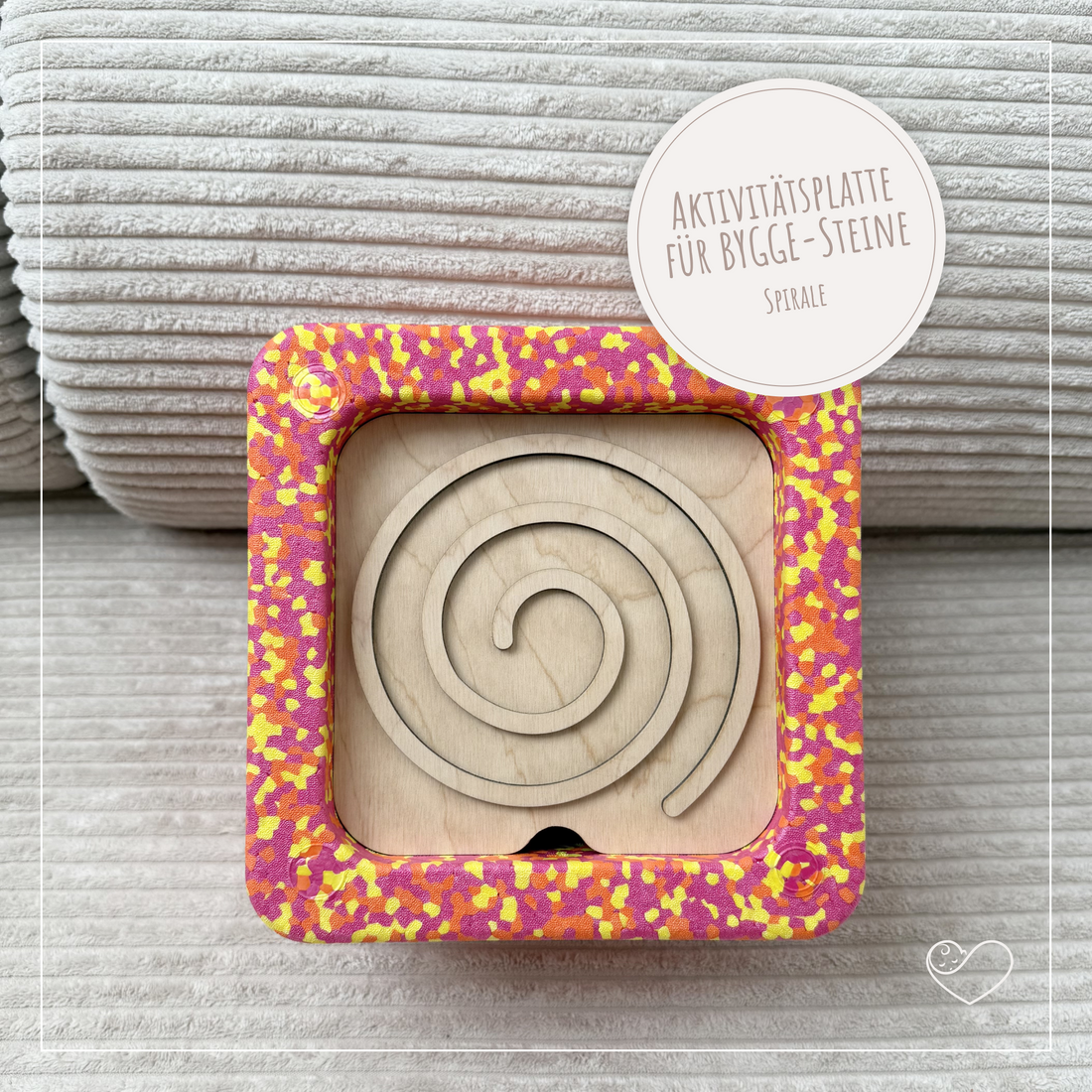 BYGGE® Aktivitätsplatte &quot;Spirale&quot;