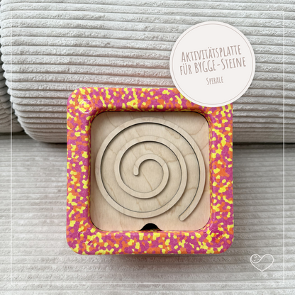 BYGGE® Aktivitätsplatte &quot;Spirale&quot;