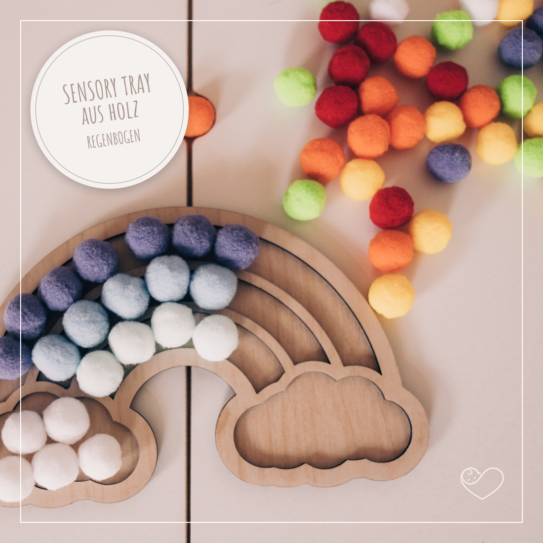 Regenbogen Sensory Tray
