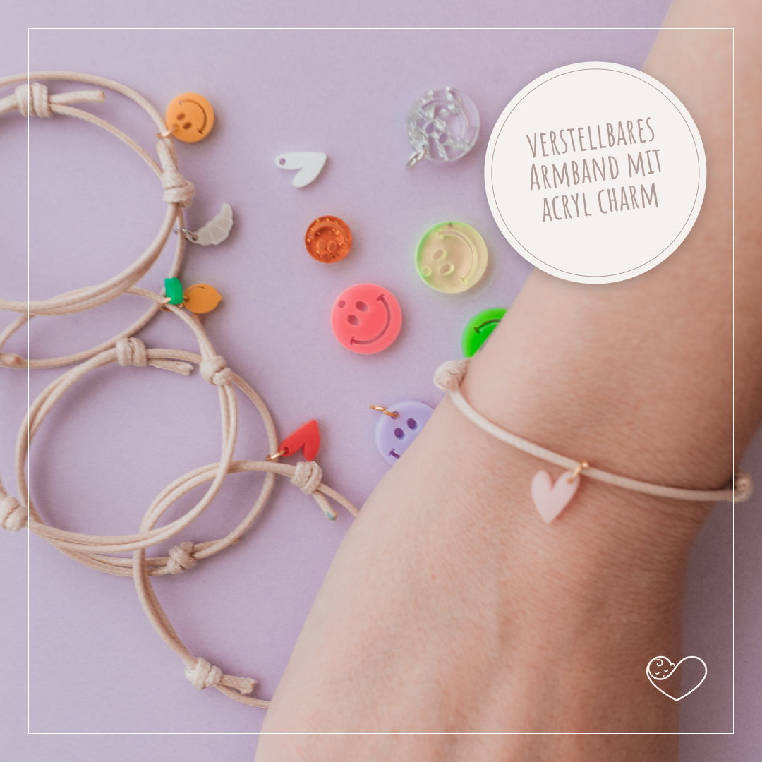 Armband mit Acryl Anhänger