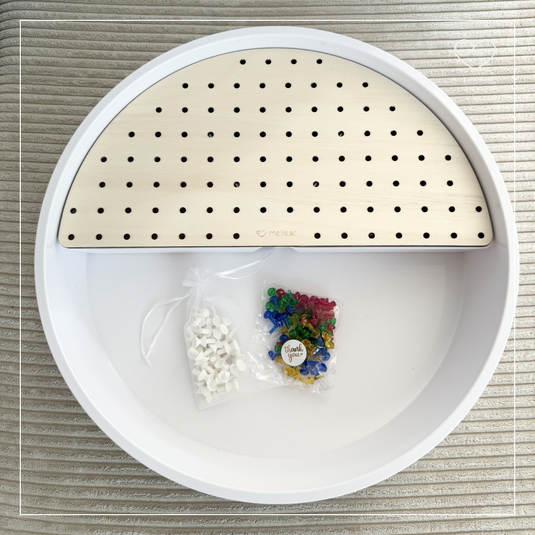 Sensory Tray Einlage "Mosaikplatte"