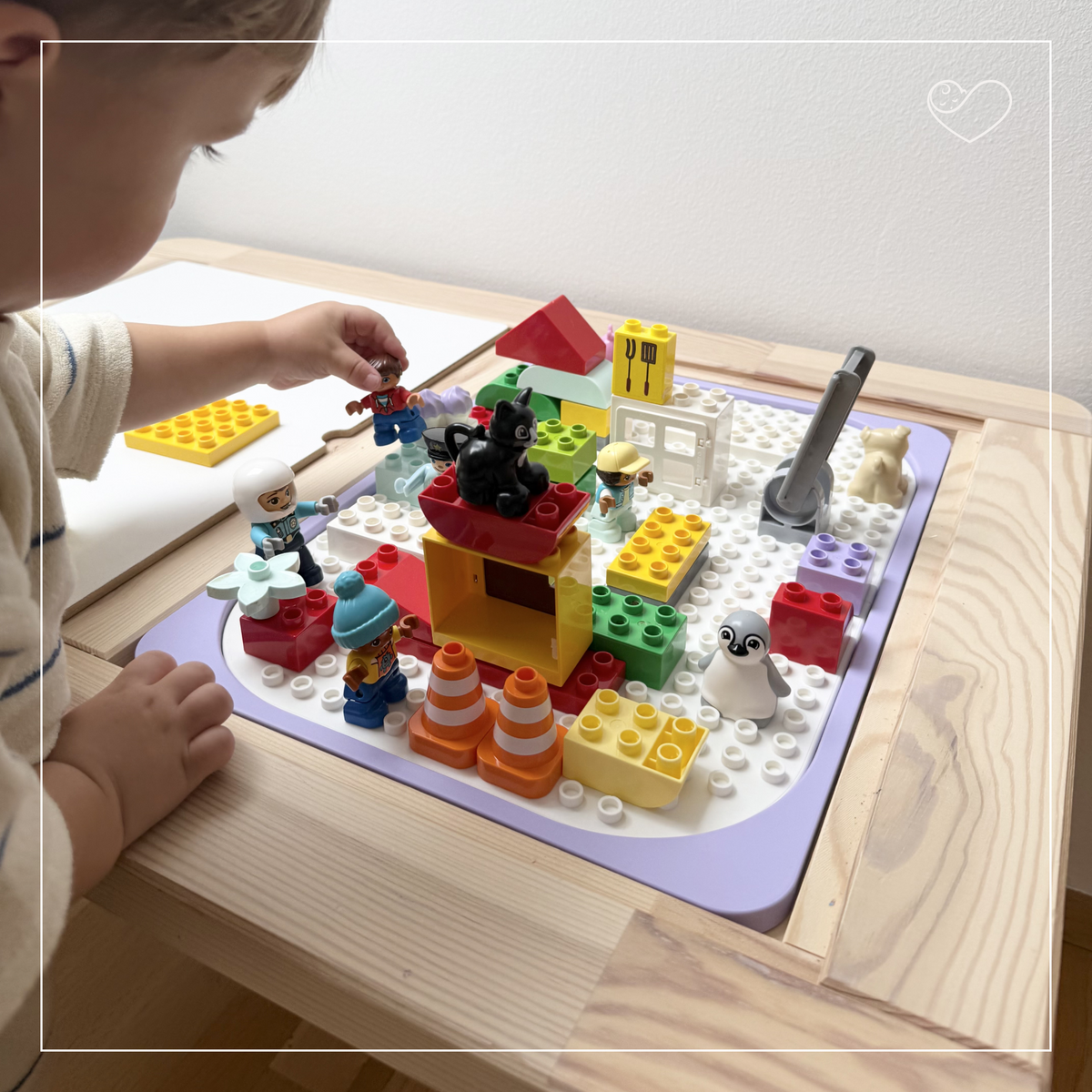 Aktivitätsplatte IKEA Trofast "Baustein groß"