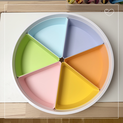 Sensory Tray Sortiereinlage "Bunte Schalen"