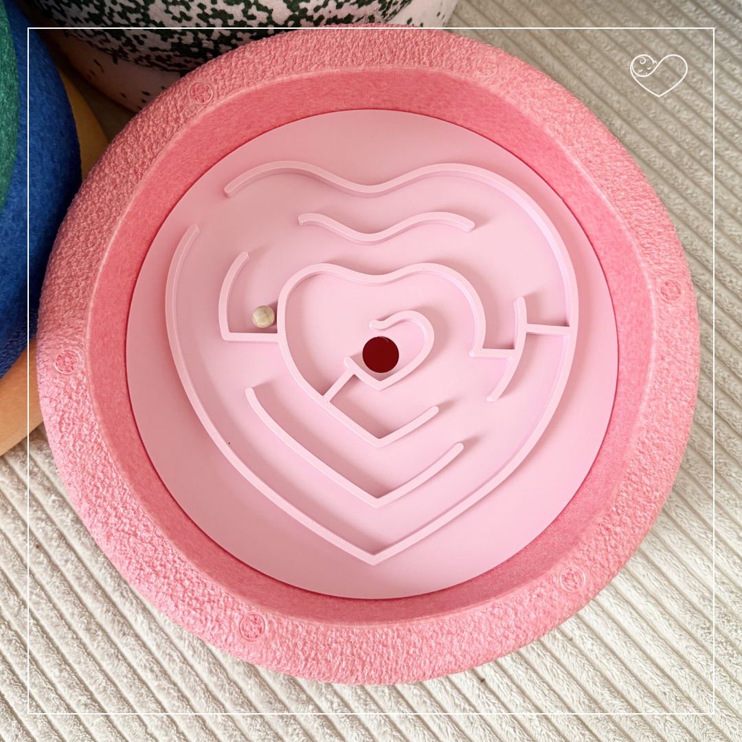 Stapelstein Aktivitätsplatte "Herz Labyrinth"