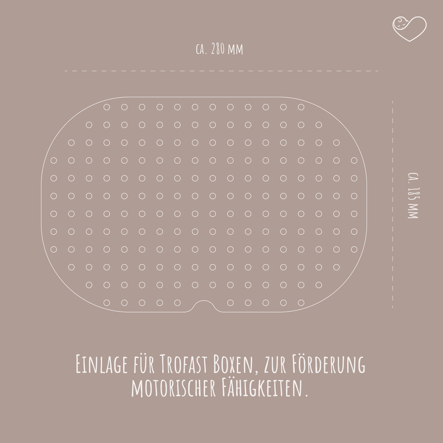 Aktivitätsplatte Trofast &quot;Steckplatte für Mosaikstecker&quot;