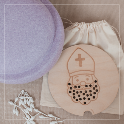 Stapelstein Aktivitätsplatte &quot;Nikolaus&quot;