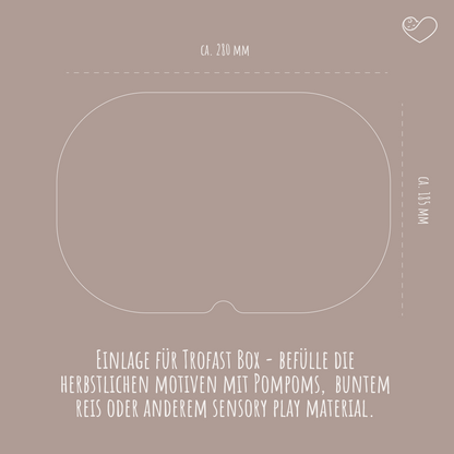 Aktivitätsplatte Trofast &quot;Herbst&quot; Füllformen