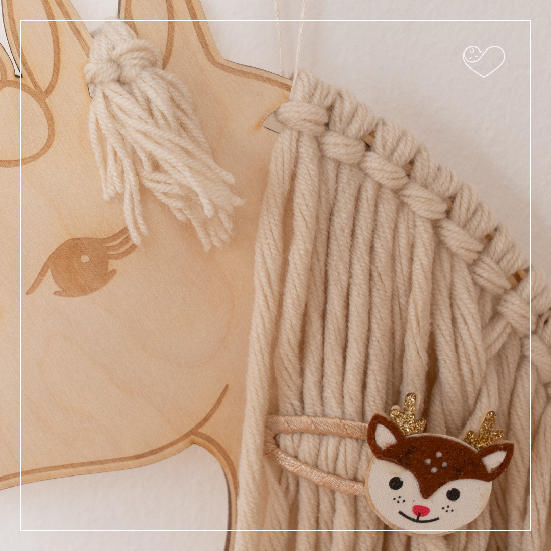 Haarklammer Halterung &quot;Einhorn&quot;