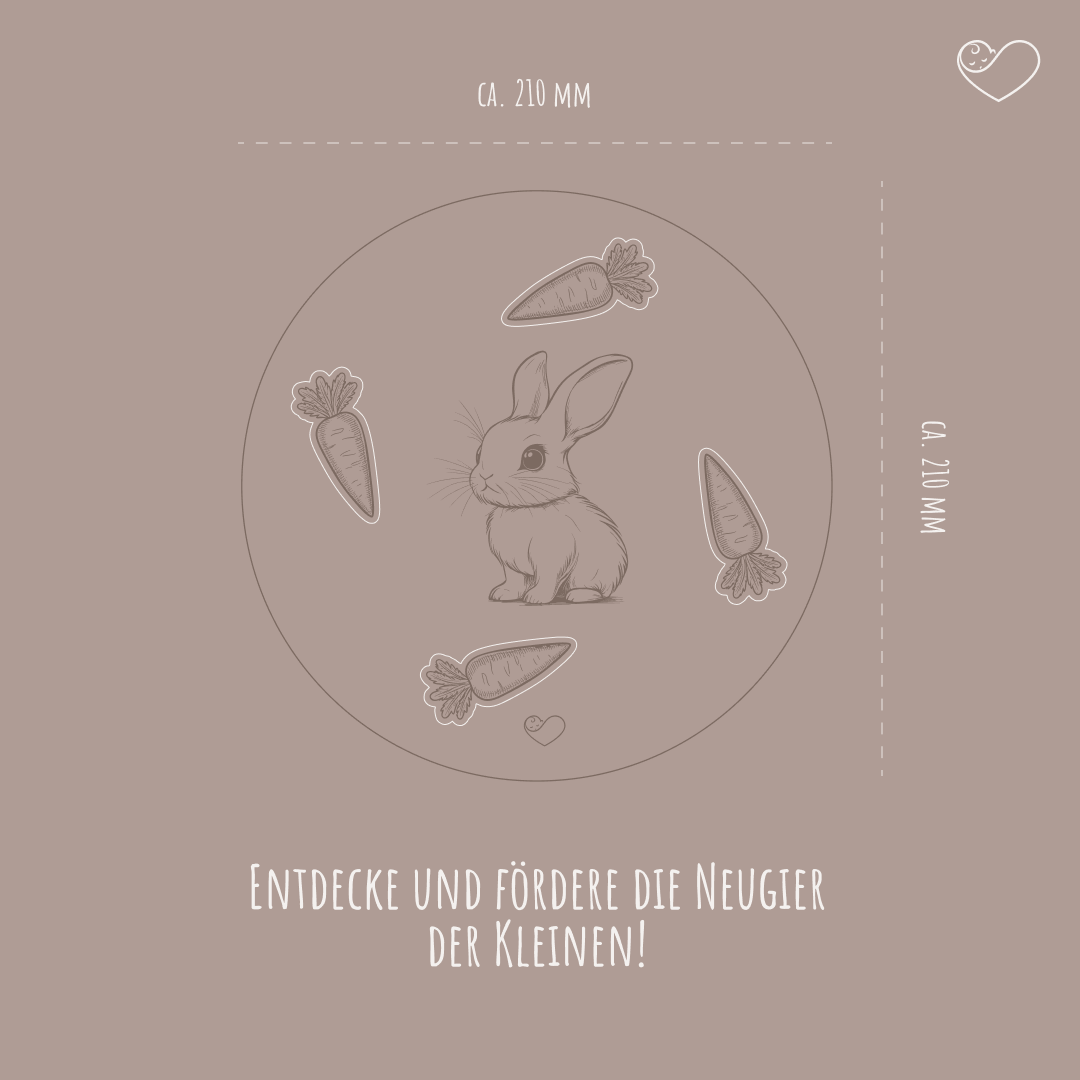 Stapelstein Aktivitätsplatte &quot;Hase&quot;
