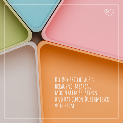 Sensory Play Tray - Farben sortieren (Pastell)